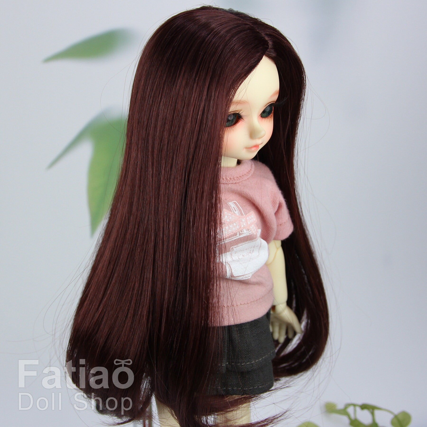 Fatiao - New Dollfie Yo-SD 1/6 BJD - Dolls Wig 6-7 inch - Chocolate