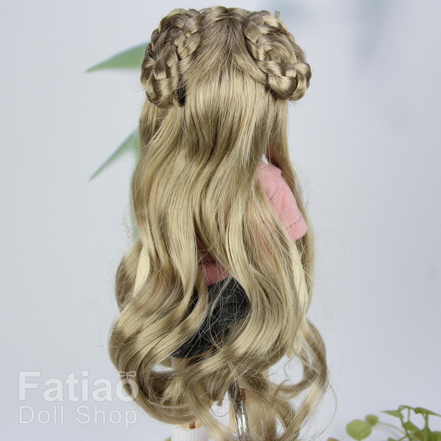 Fatiao - New Dolls Wig Dollfie Yo-SD 1/6 BJD 6-7" - Baby Brown
