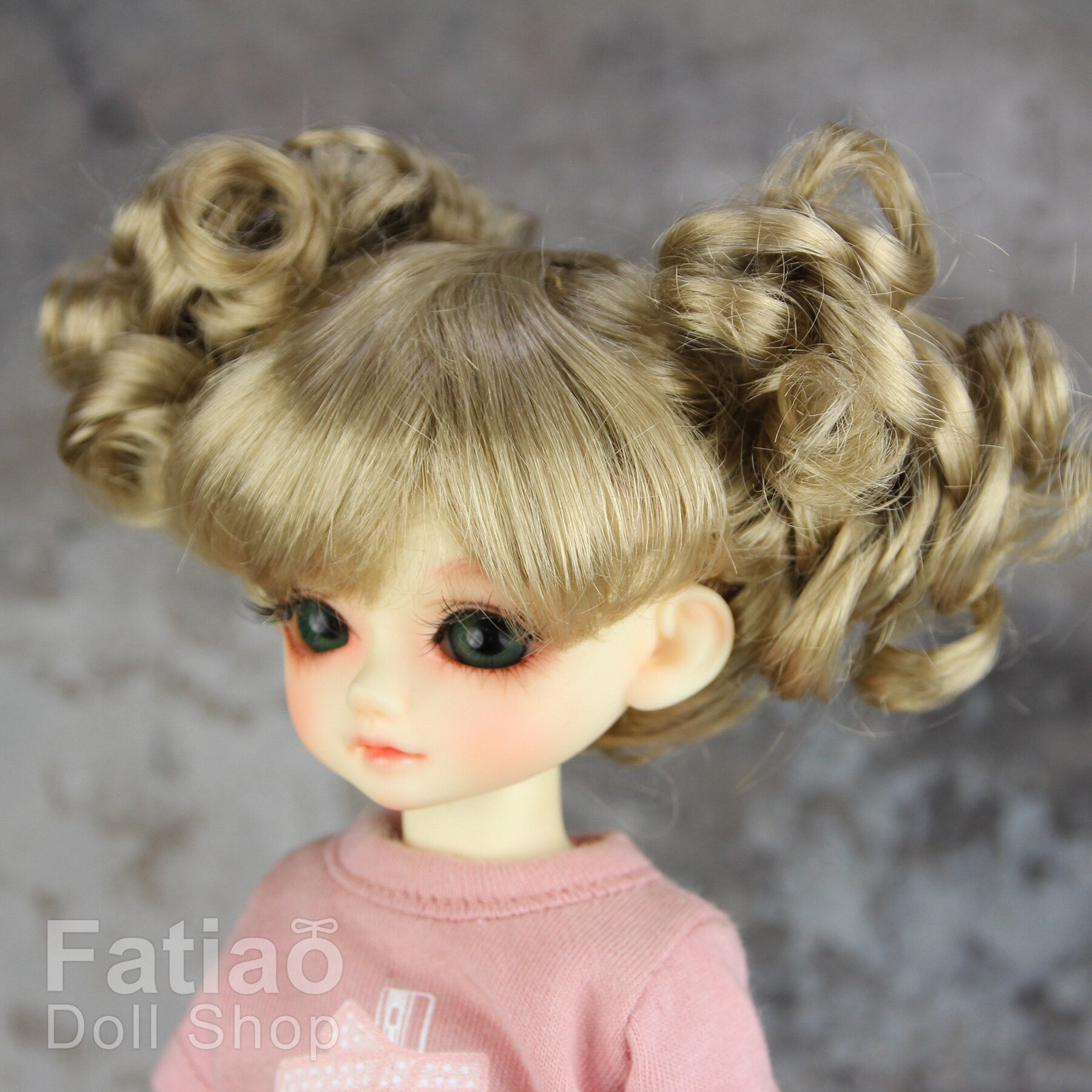 Fatiao - New Dolls Wig Dollfie Yo-SD 1/6 BJD 6-7" size Baby Brown