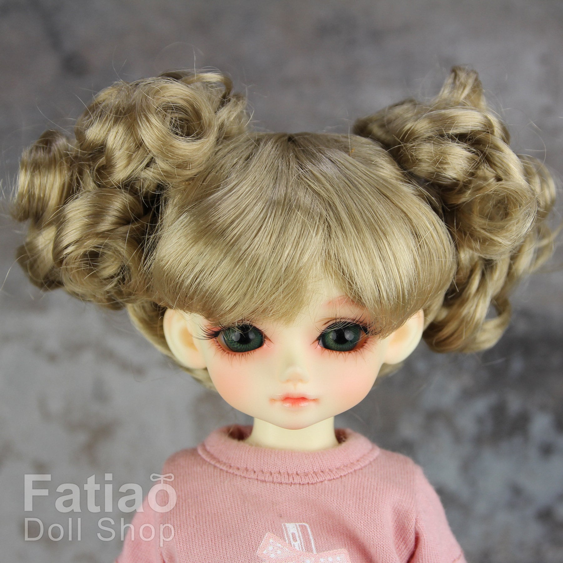 Fatiao - New Dolls Wig Dollfie Yo-SD 1/6 BJD 6-7" size Baby Brown