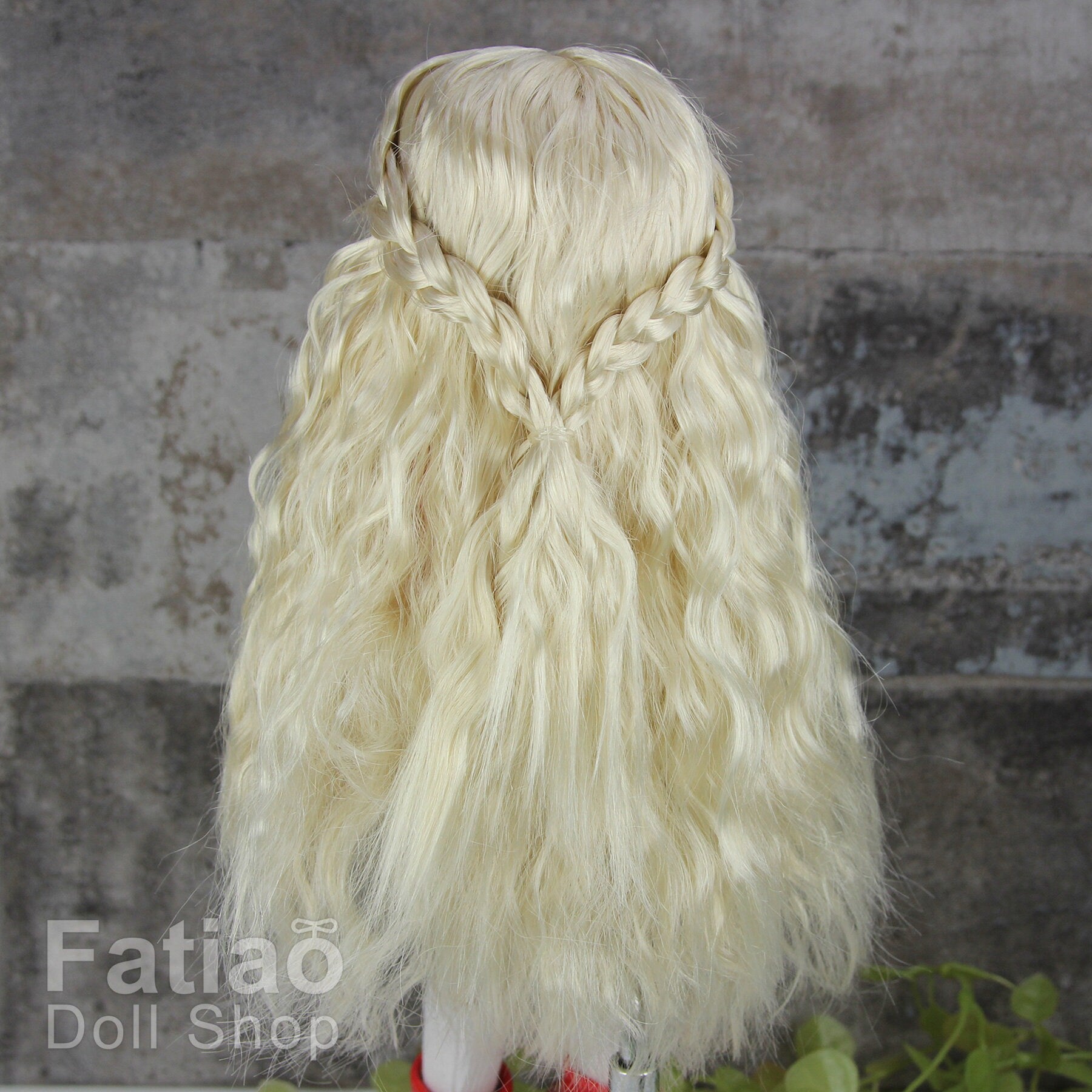 Fatiao - New Dolls Wig Dollfie Yo-SD 1/6 BJD 6-7" size Blonde