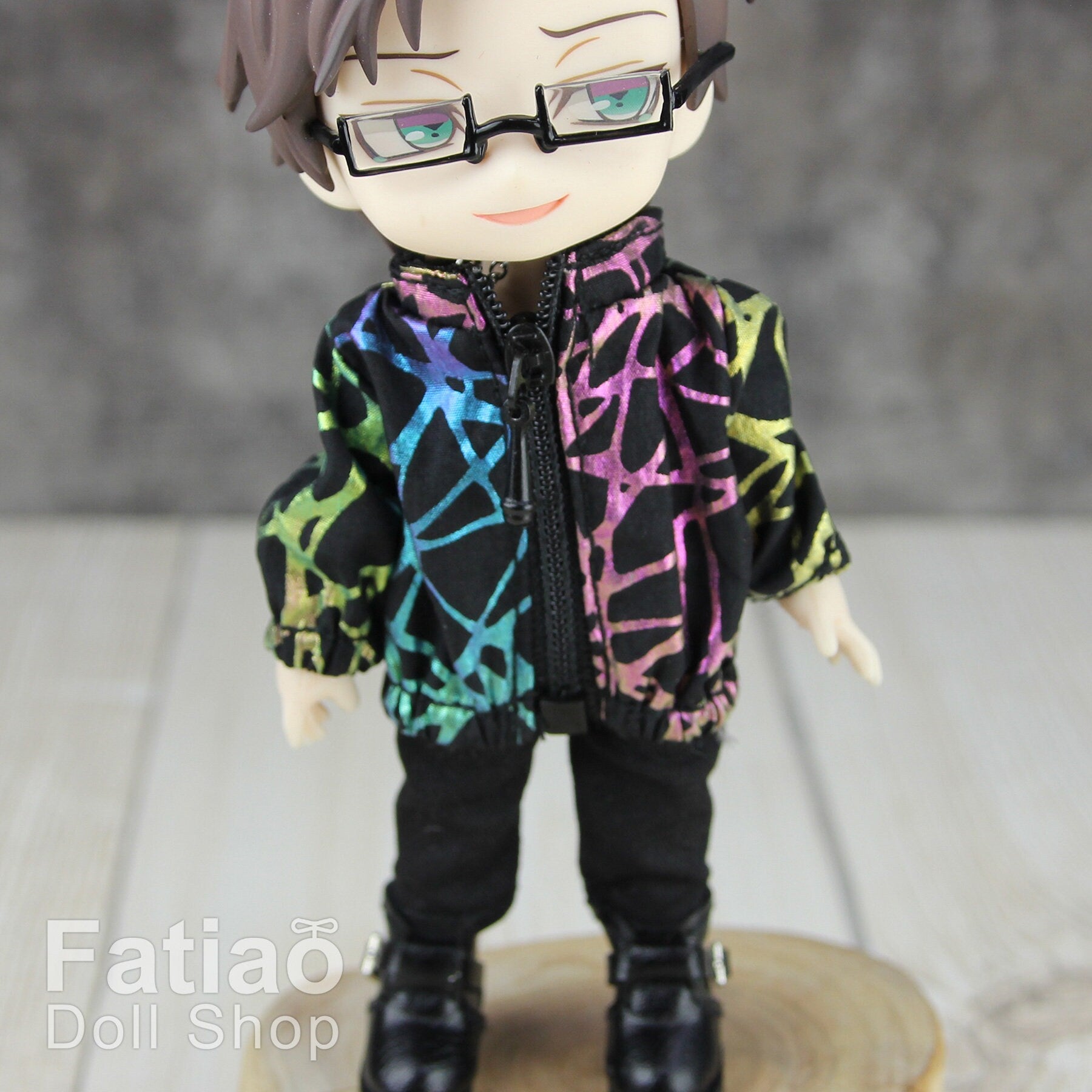 Dolls clothes outfit / Obitsu11 OB11 GSC nendoroid - shiny coat jacket