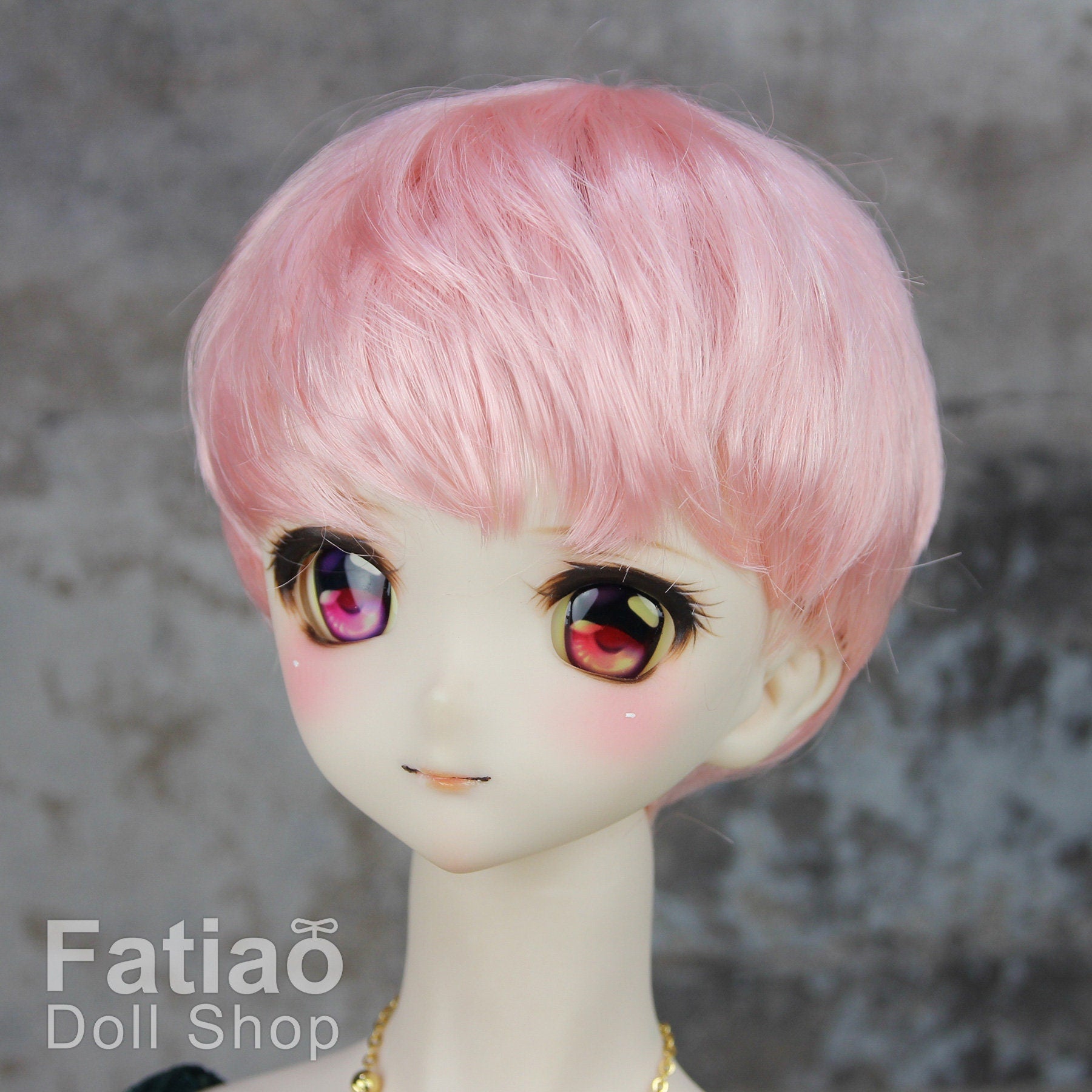 Fatiao - New Dollfie SD 1/3 BJD DD Dolls Wig size 8-9" - Pink