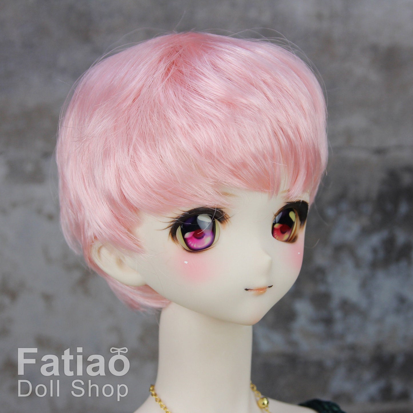 Fatiao - New Dollfie SD 1/3 BJD DD Dolls Wig size 8-9" - Pink