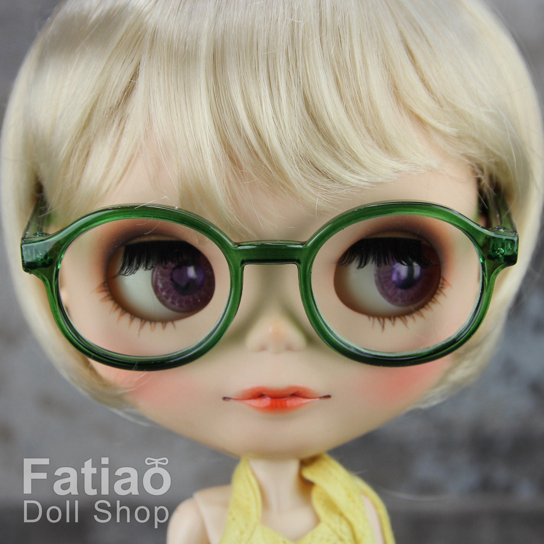 New fashion Full-Rim Dolls Plastic Glasses for Blythe
