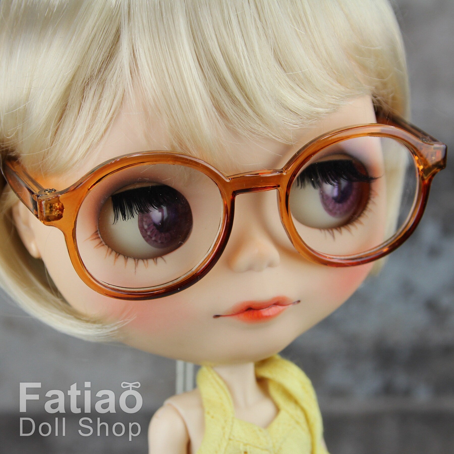 New fashion Full-Rim Dolls Plastic Glasses for Blythe