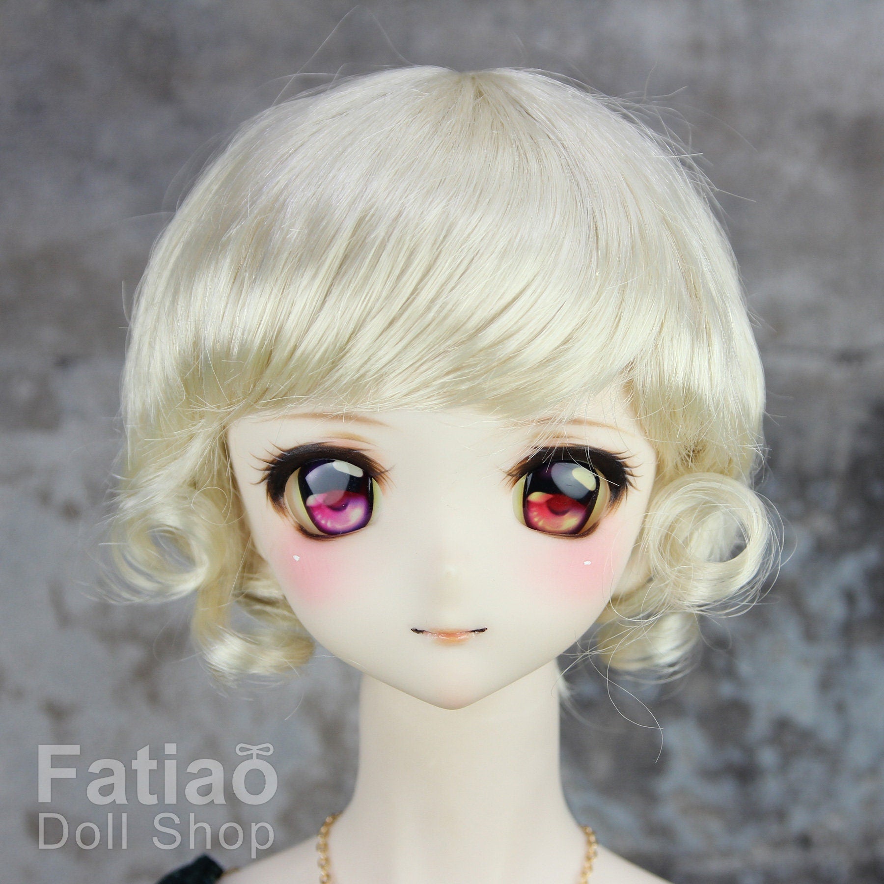 Fatiao - New Dollfie SD DD 1/3 BJD Dolls Wig size 8-9" - Blonde