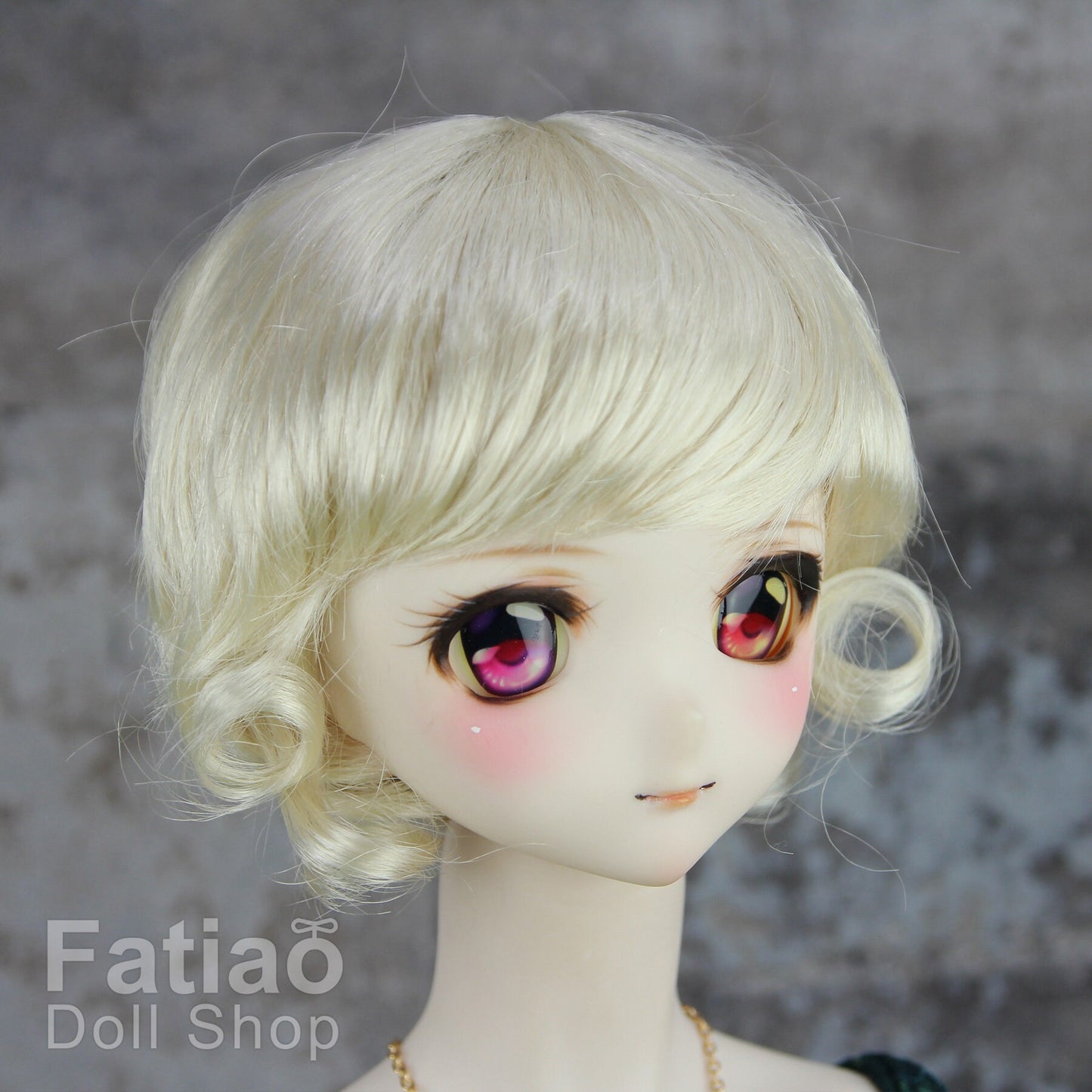 Fatiao - New Dollfie SD DD 1/3 BJD Dolls Wig size 8-9" - Blonde