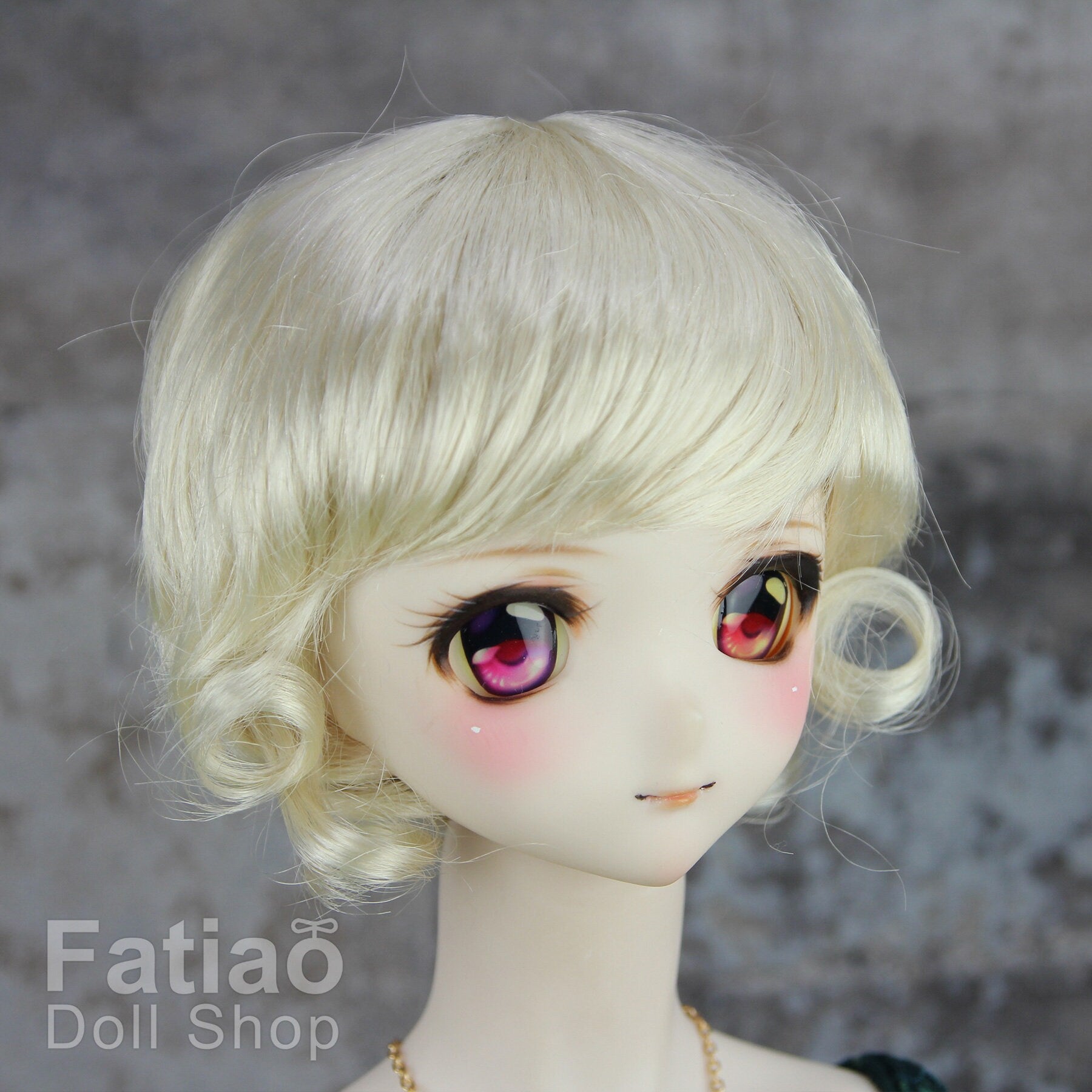 Fatiao - New Dollfie SD DD 1/3 BJD Dolls Wig size 8-9" - Blonde