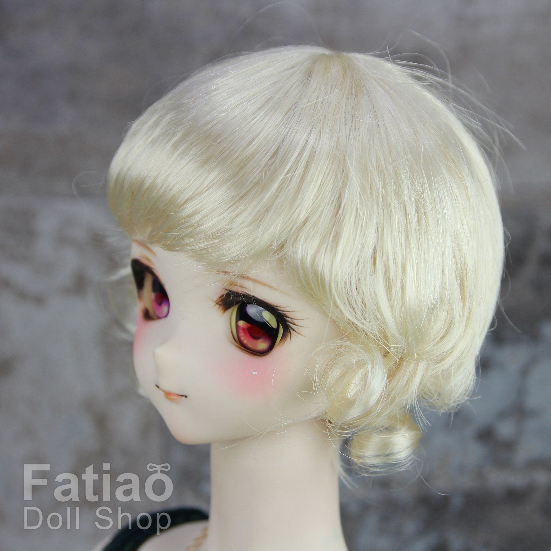 Fatiao - New Dollfie SD DD 1/3 BJD Dolls Wig size 8-9" - Blonde