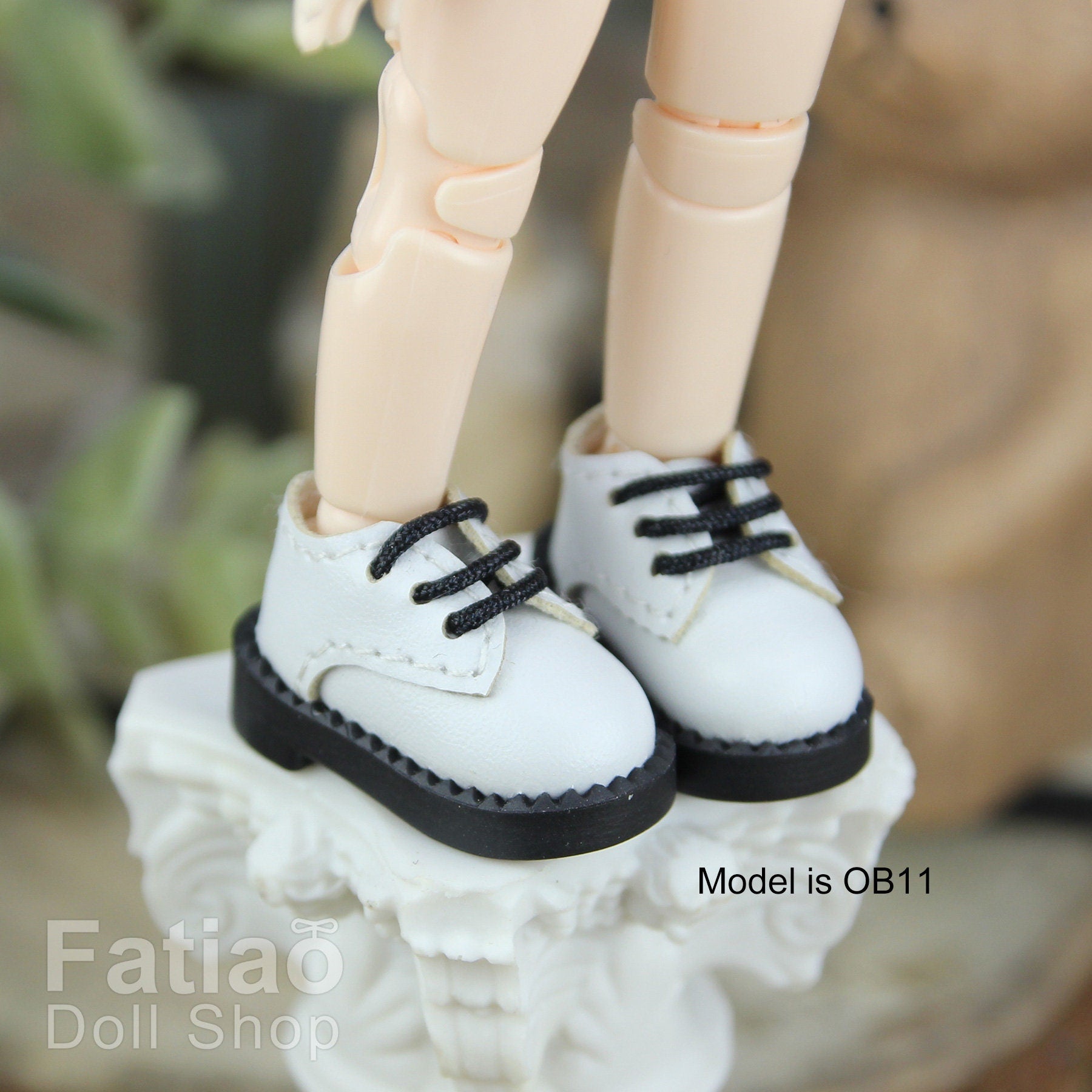 Fatiao - New OB11 Obitsu 11 Cu-poche 1/12 BJD Nendoroid GSC doll round toe shoes