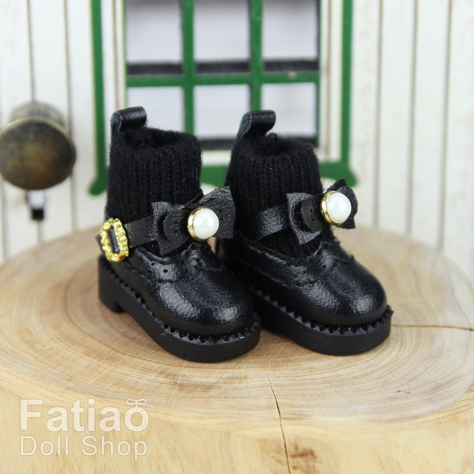 Fatiao - New OB11 Obitsu 11 Cu-poche 1/12 BJD Nendoroid GSC Blythe OB22 pullip doll shoes knitted boots