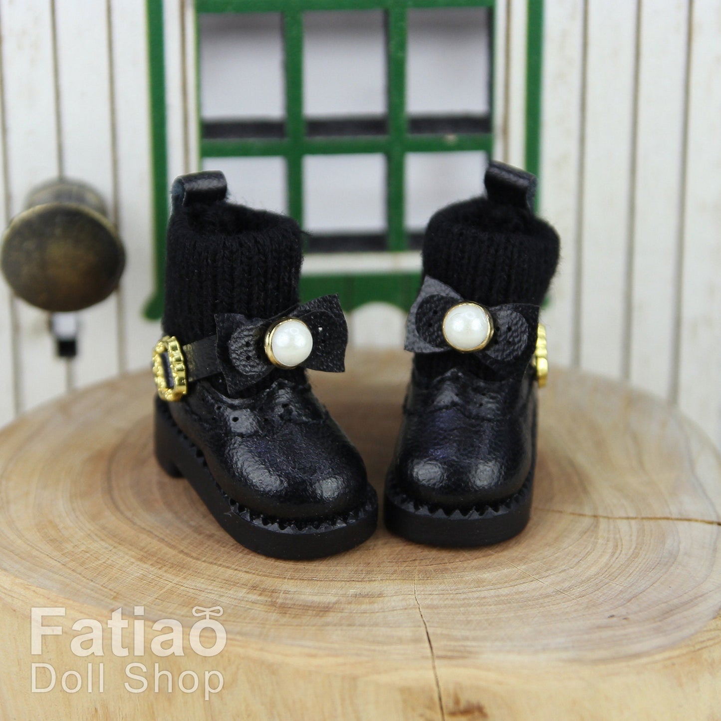 Fatiao - New OB11 Obitsu 11 Cu-poche 1/12 BJD Nendoroid GSC Blythe OB22 pullip doll shoes knitted boots