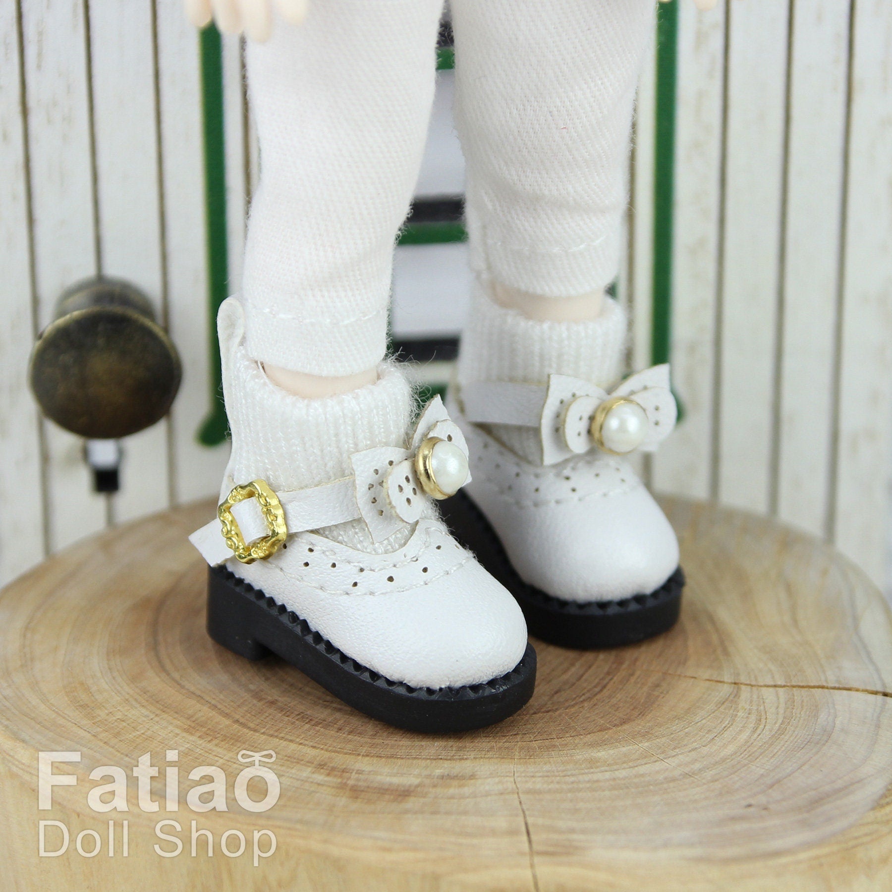 Fatiao - New OB11 Obitsu 11 Cu-poche 1/12 BJD Nendoroid GSC Blythe OB22 pullip doll shoes knitted boots