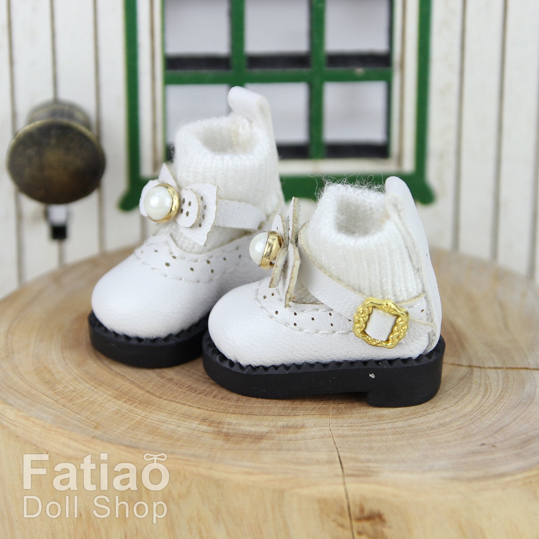 Fatiao - New OB11 Obitsu 11 Cu-poche 1/12 BJD Nendoroid GSC Blythe OB22 pullip doll shoes knitted boots