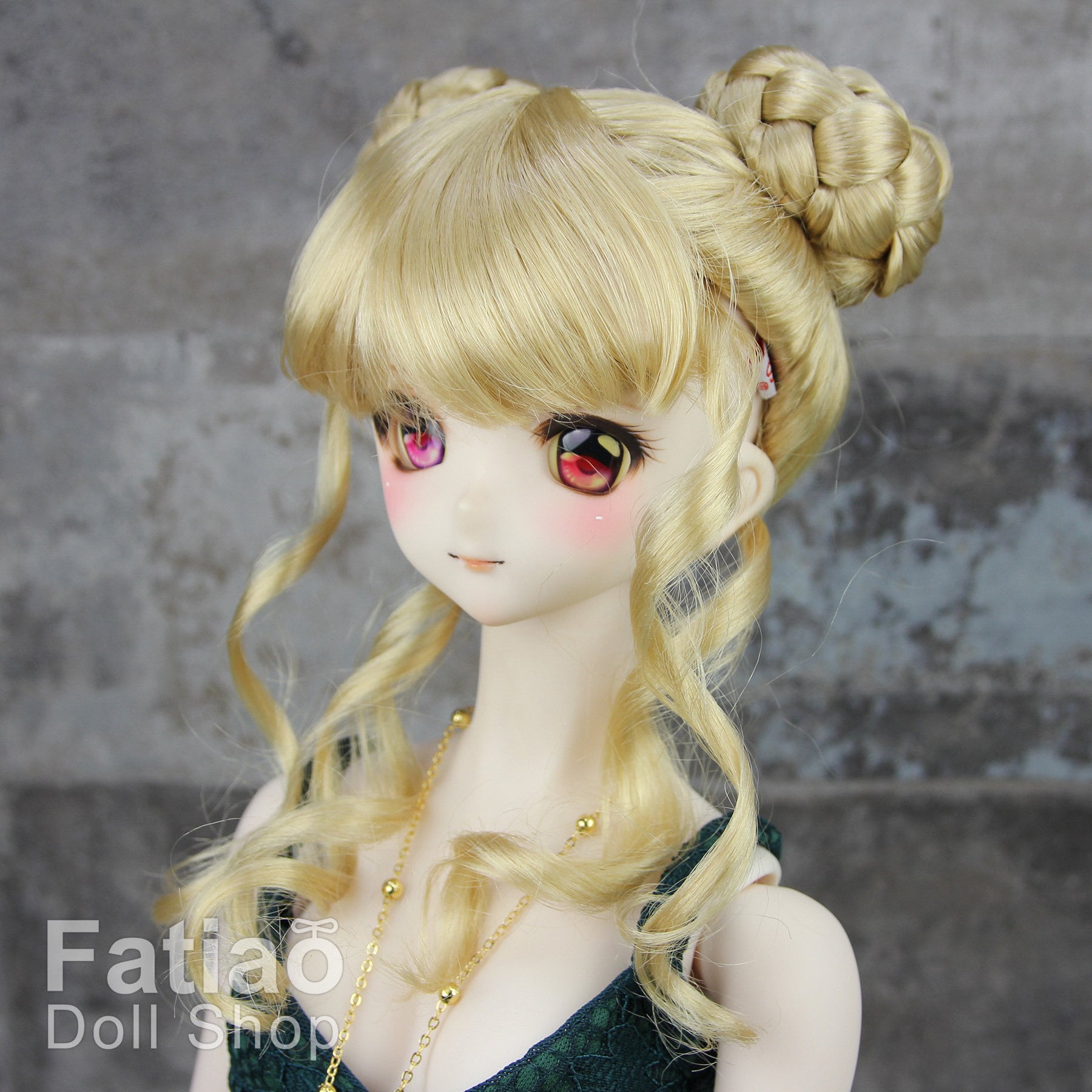 Fatiao - New Dollfie SD 1/3 BJD Dolls Wig size 8-9" - Cream gold