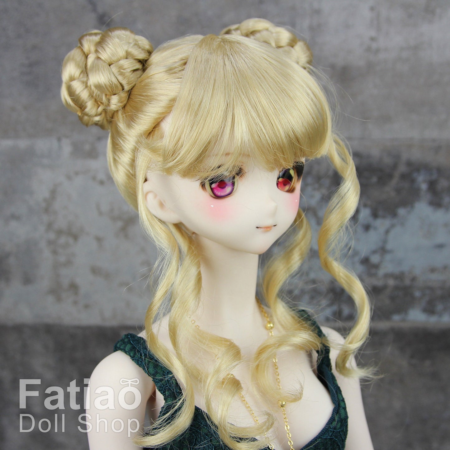 Fatiao - New Dollfie SD 1/3 BJD Dolls Wig size 8-9" - Cream gold