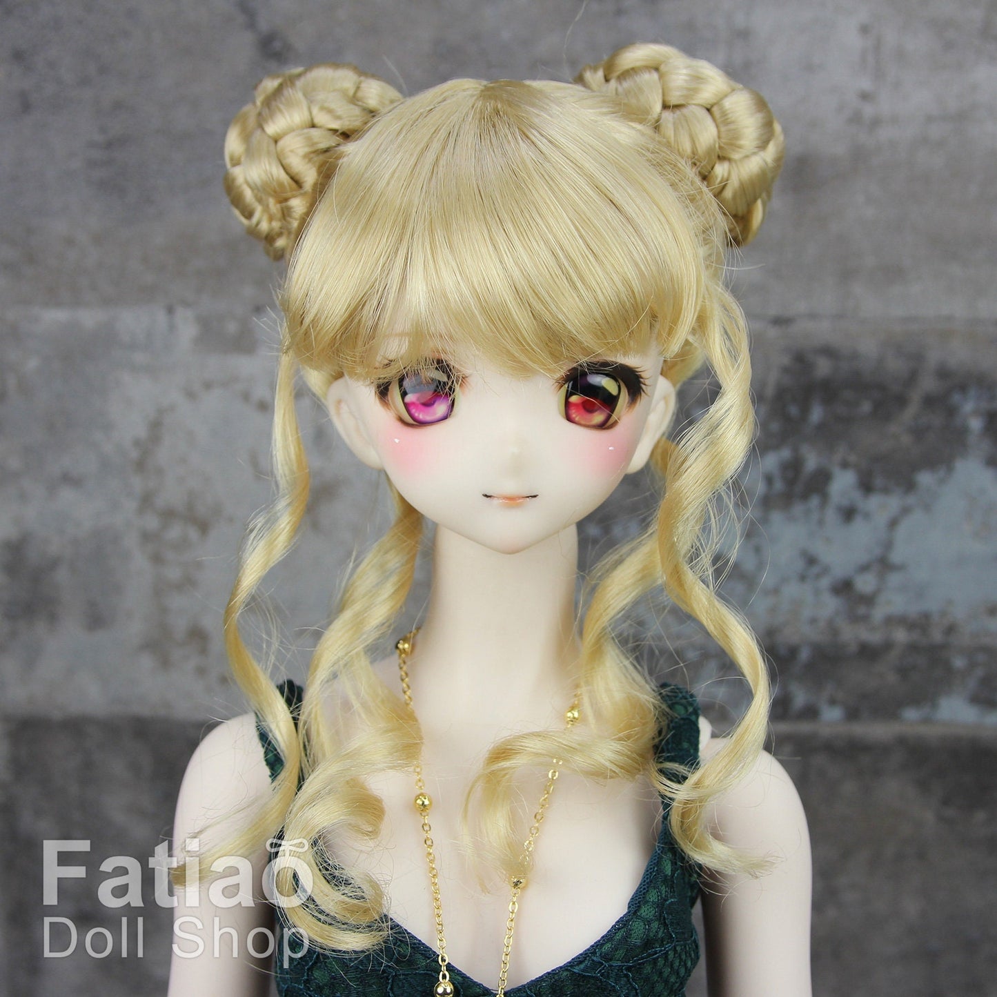 Fatiao - New Dollfie SD 1/3 BJD Dolls Wig size 8-9" - Cream gold