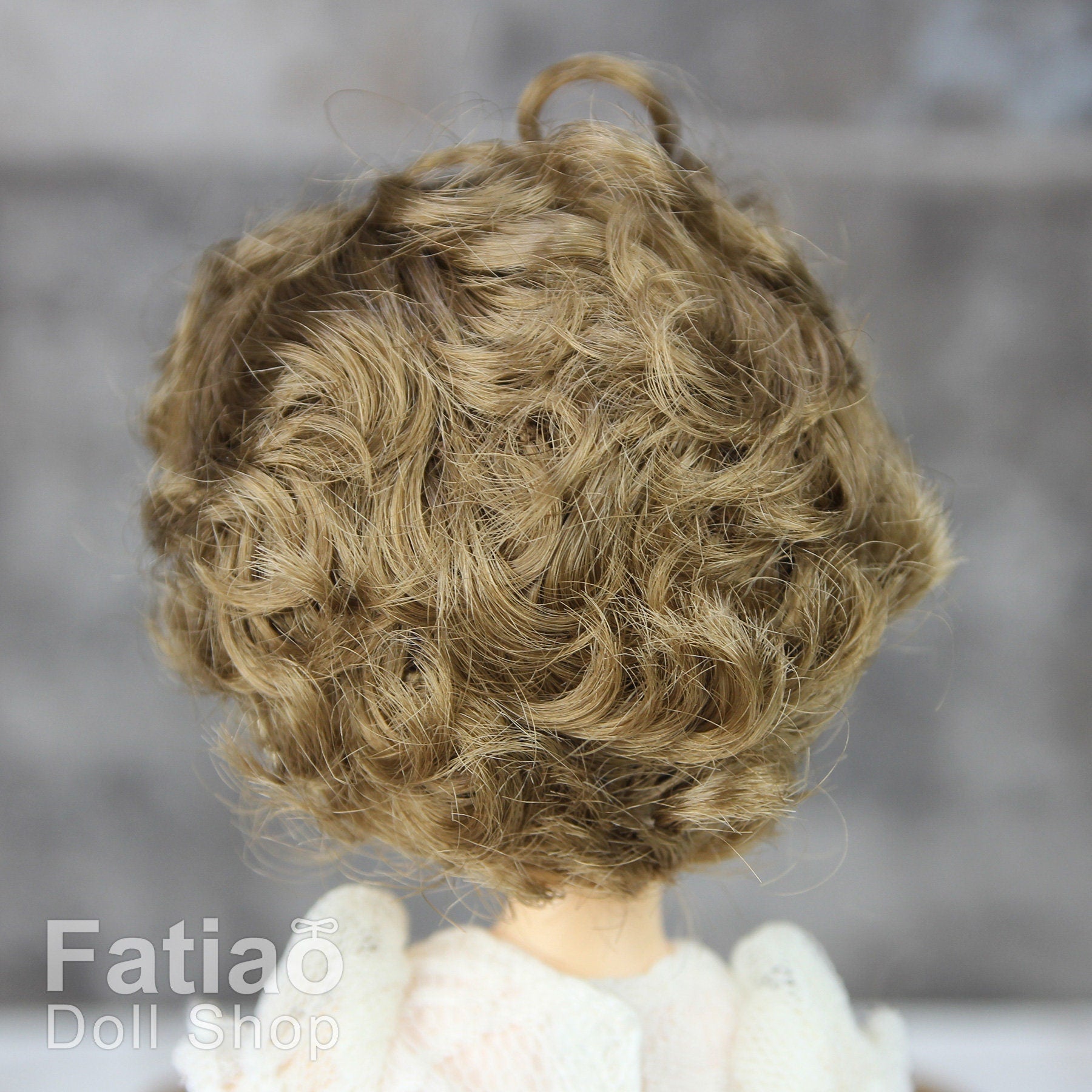 Fatiao - BJD Dollfie Lati Yellow Pukifee 5-6" Angel Doll Wig - Latte