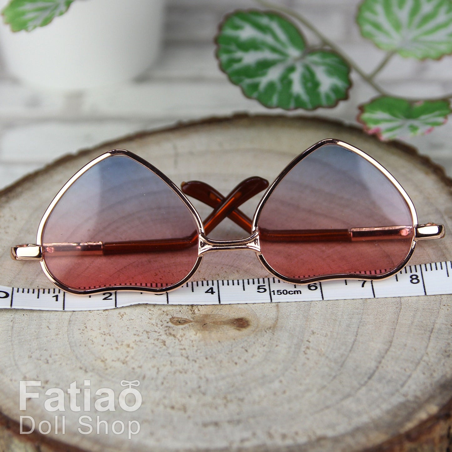 New Dolls fashion Sunglasses Glasses fit Blythe - Heart