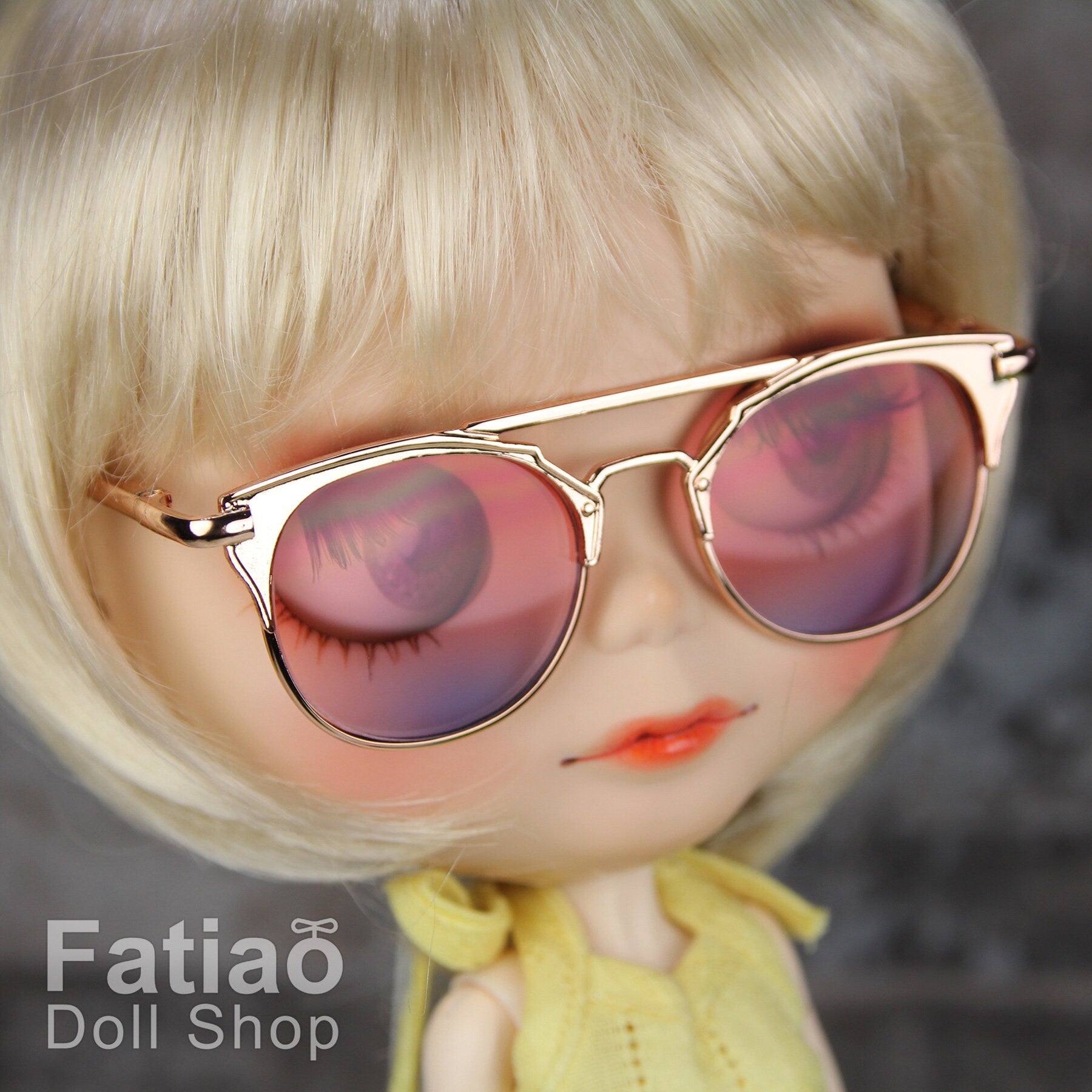 New Dolls fashion Hipster Sunglasses Glasses for Blythe