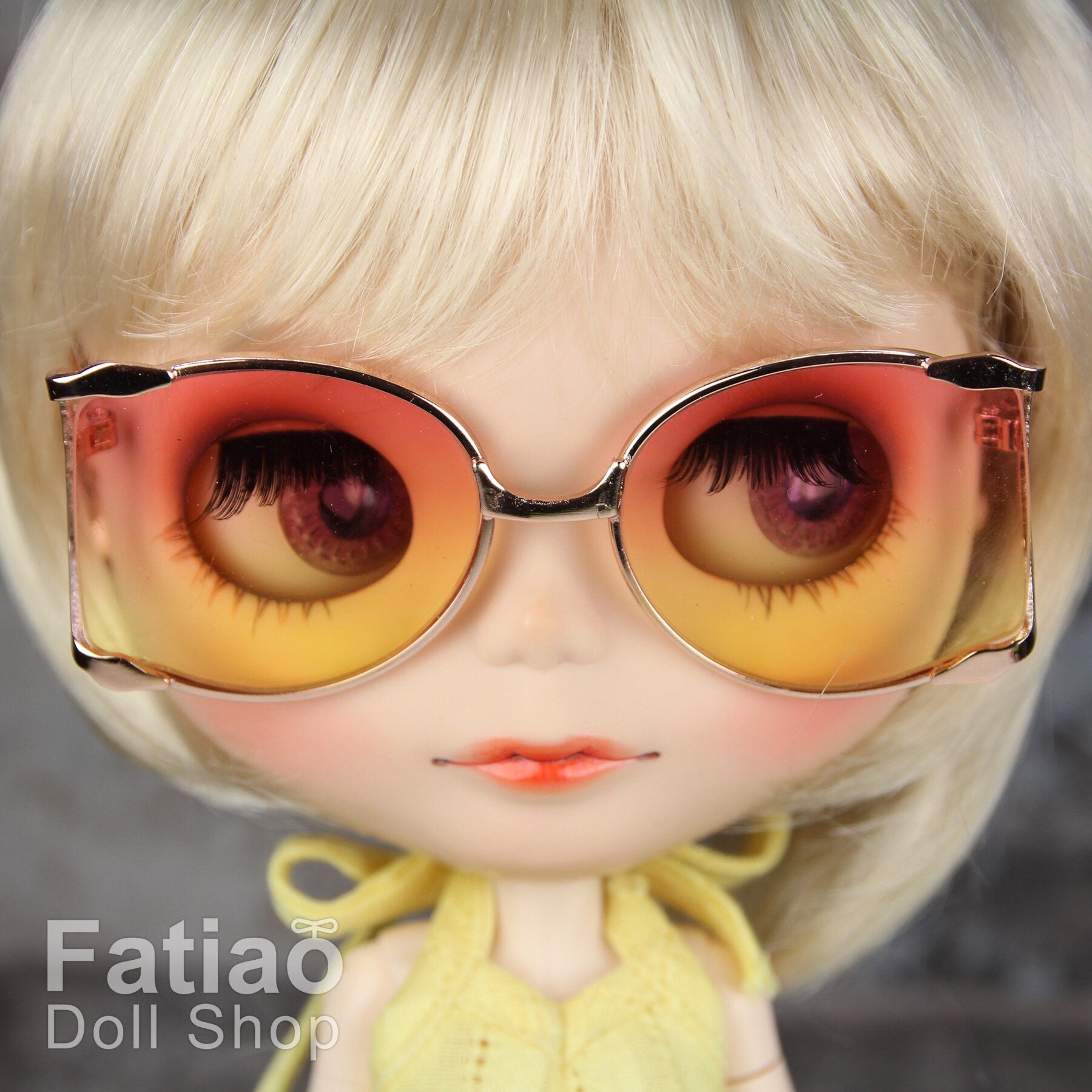 New Dolls fashion Hipster Sunglasses Glasses for Blythe