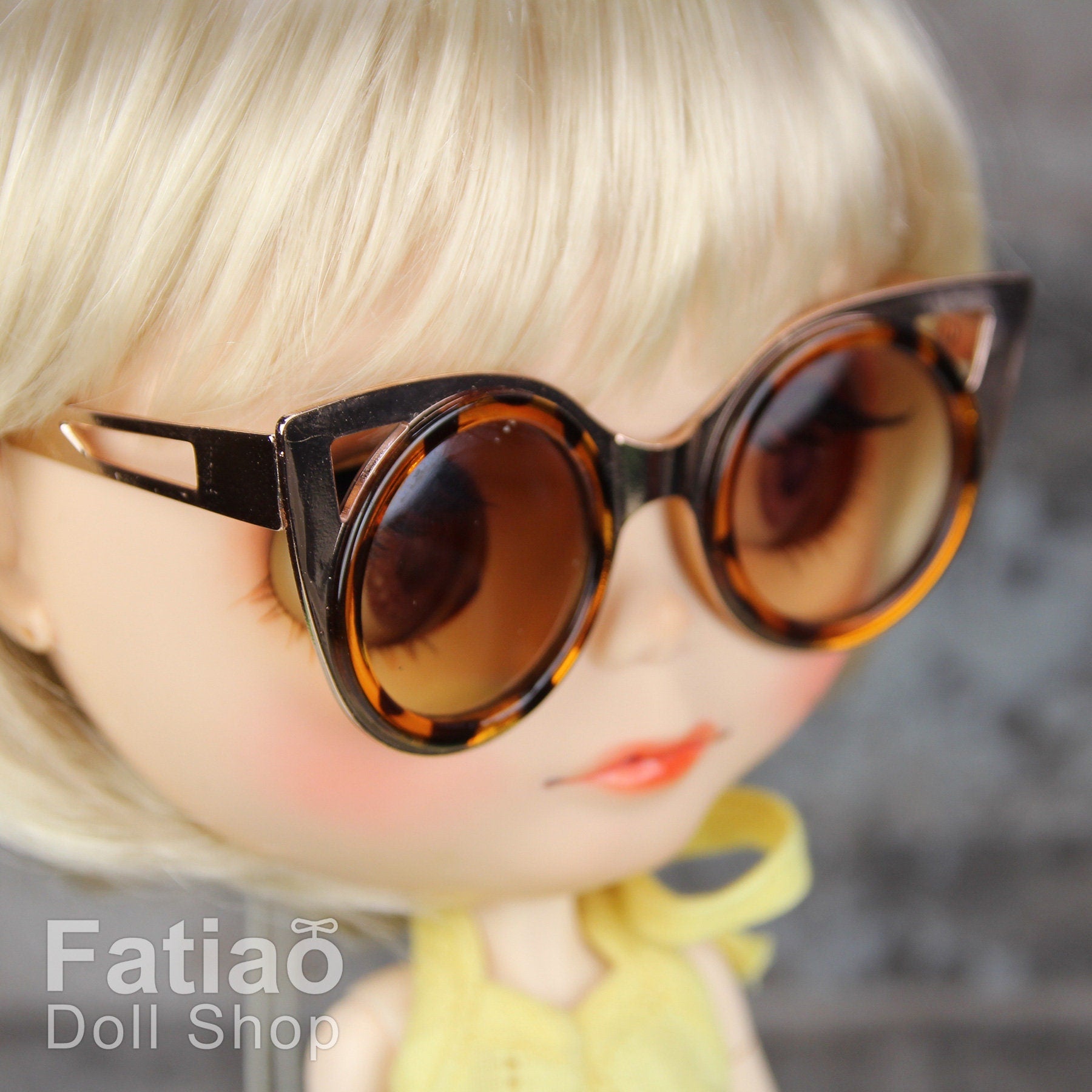 New Dolls fashion Hipster Sunglasses Glasses for Blythe