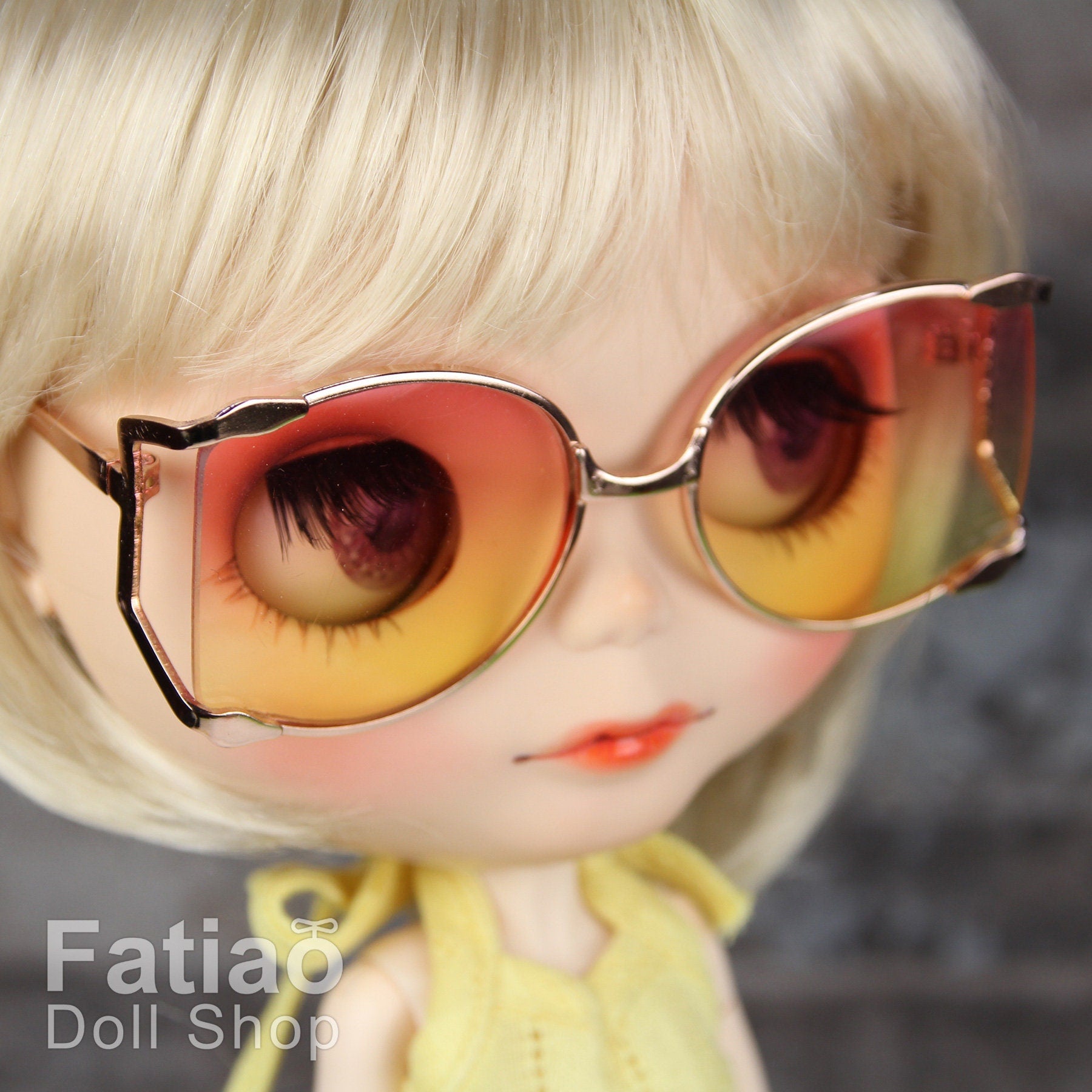 New Dolls fashion Hipster Sunglasses Glasses for Blythe