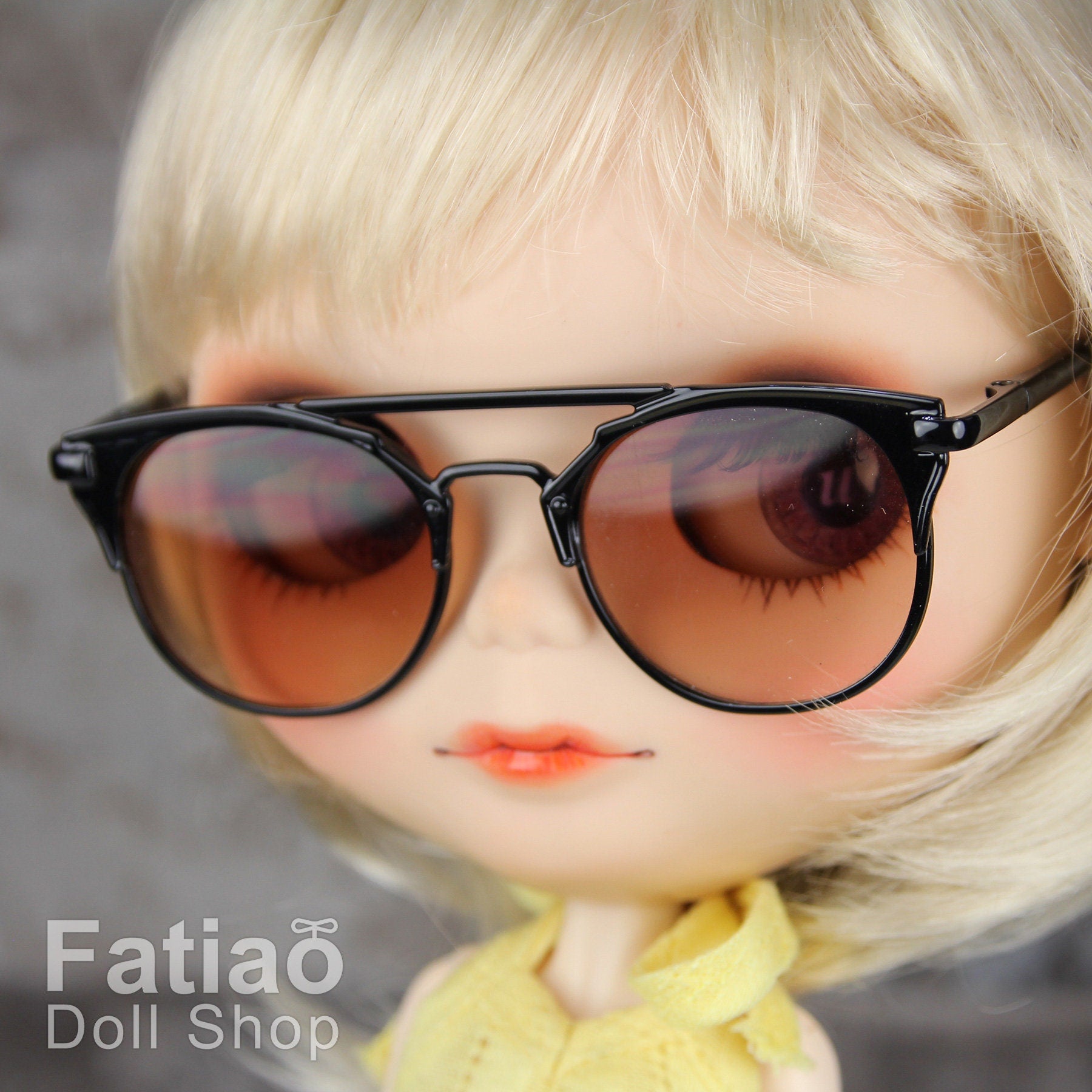 New Dolls fashion Hipster Sunglasses Glasses for Blythe
