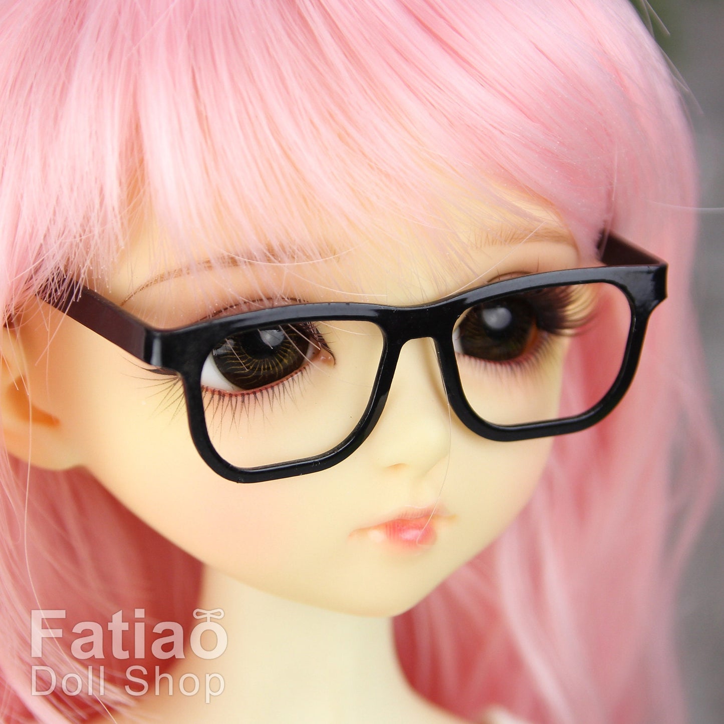 New fashion Full-Rim Dolls Glasses fit 1/4 BJD MSD mini Super Dollfie Black