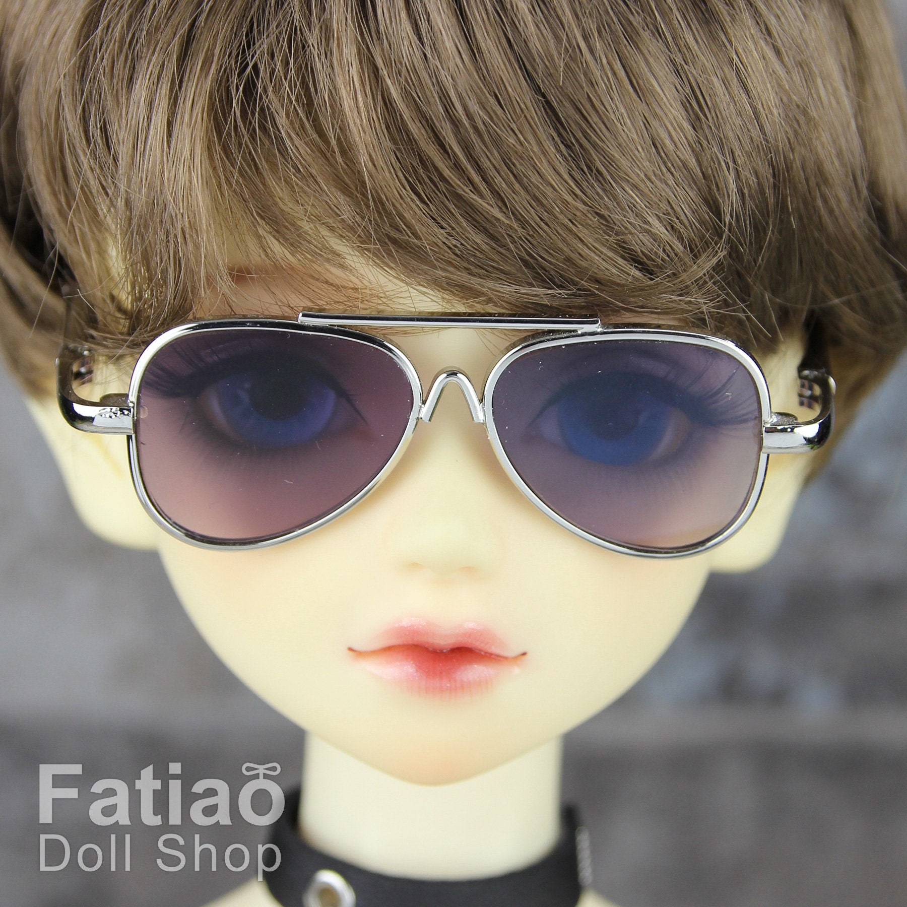 New fashion Dolls Sun Glasses fit 1/3 BJD SD Super Dollfie Silver