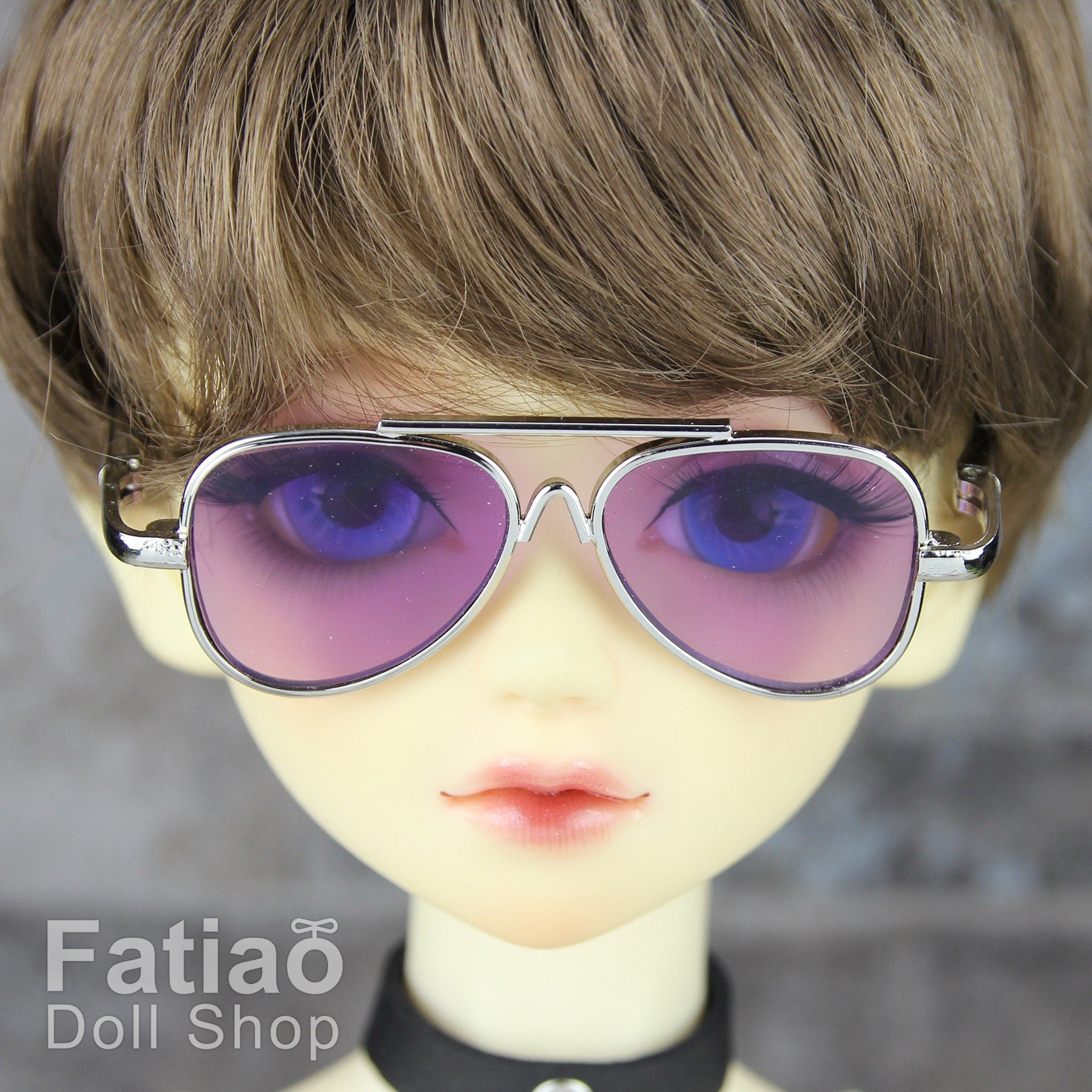 New fashion Dolls Sun Glasses fit 1/3 BJD SD Super Dollfie Silver