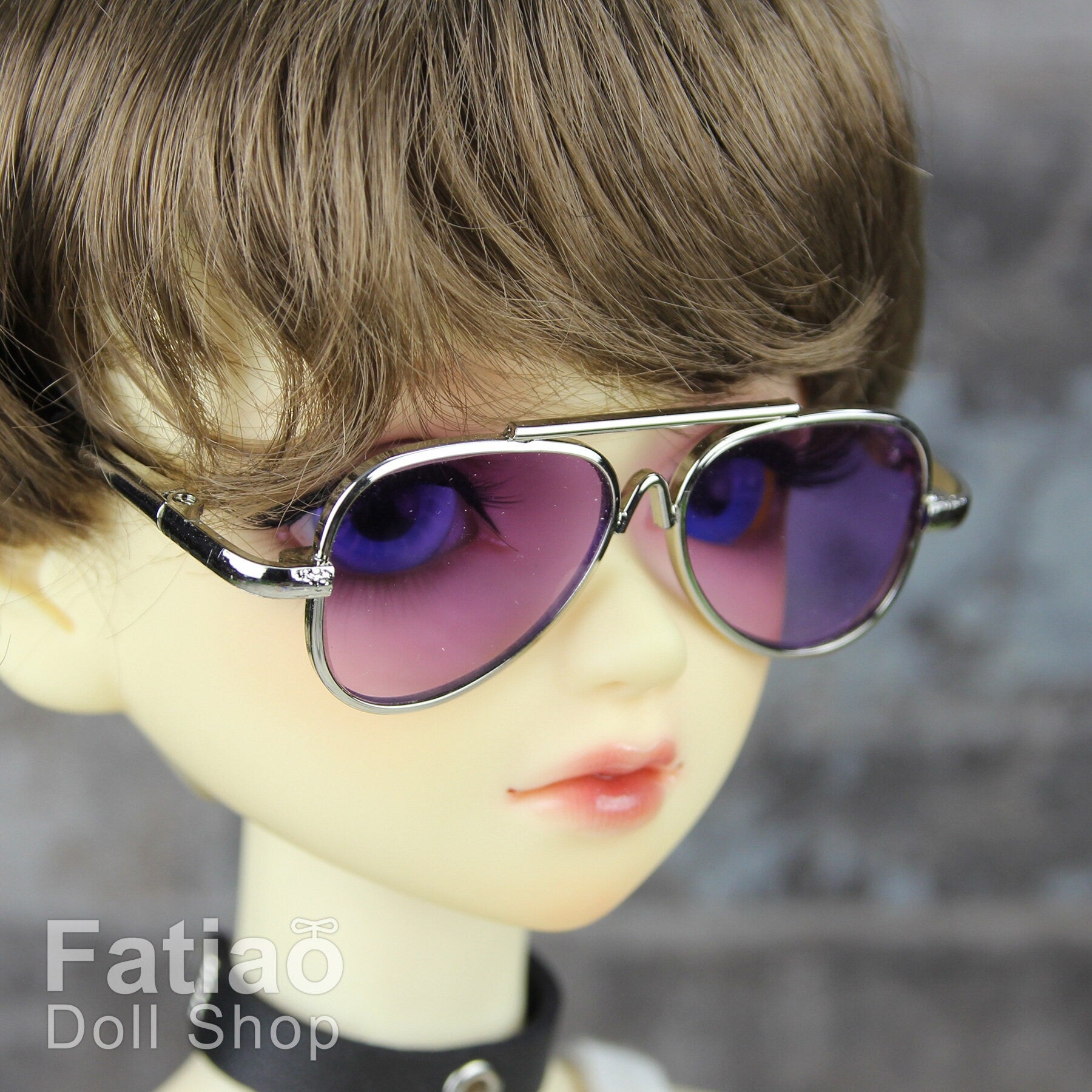 New fashion Dolls Sun Glasses fit 1/3 BJD SD Super Dollfie Silver