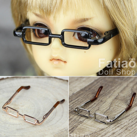 New fashion Full-Rim Dolls rectangle Glasses fit 1/6 BJD YOSD size