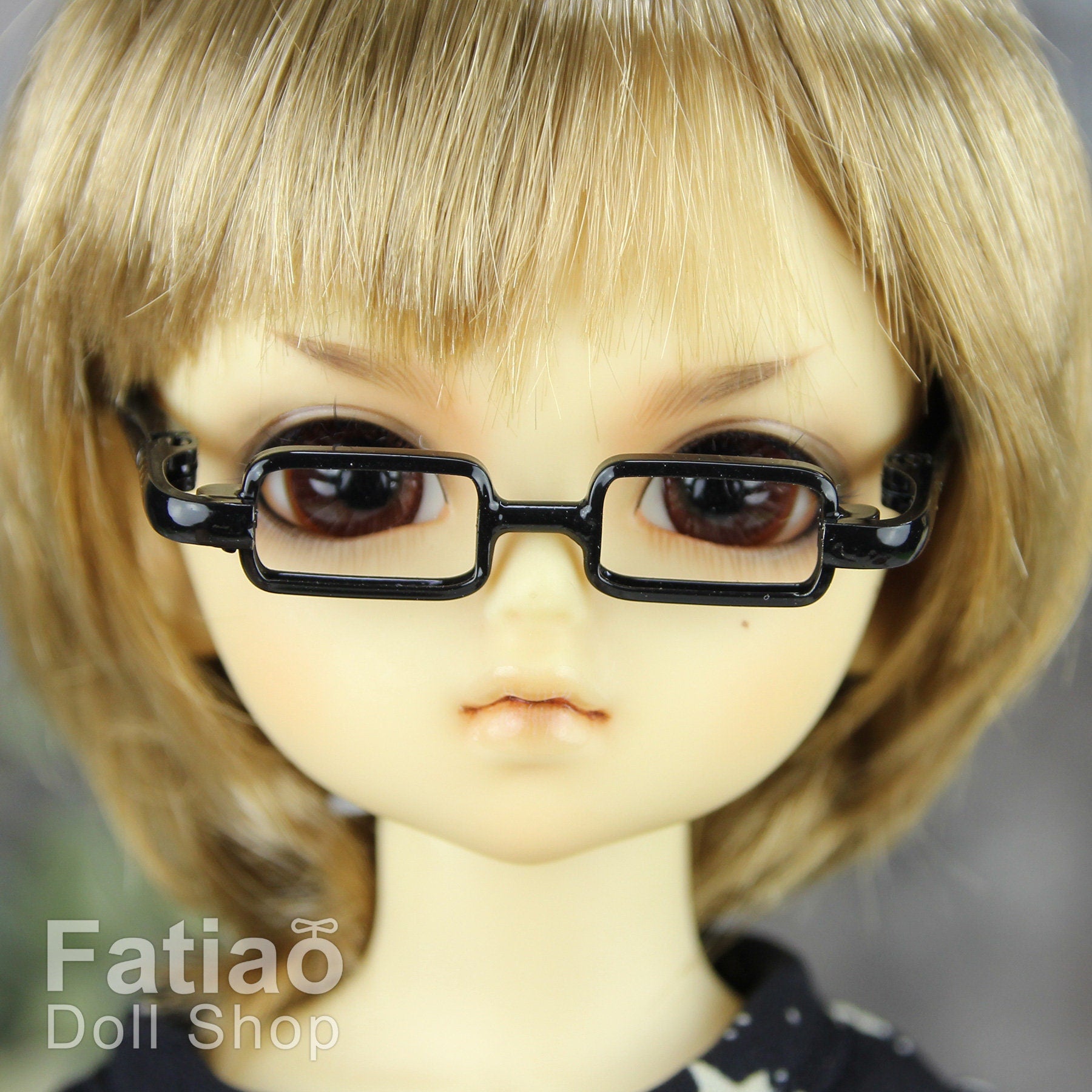 New fashion Full-Rim Dolls rectangle Glasses fit 1/6 BJD YOSD size