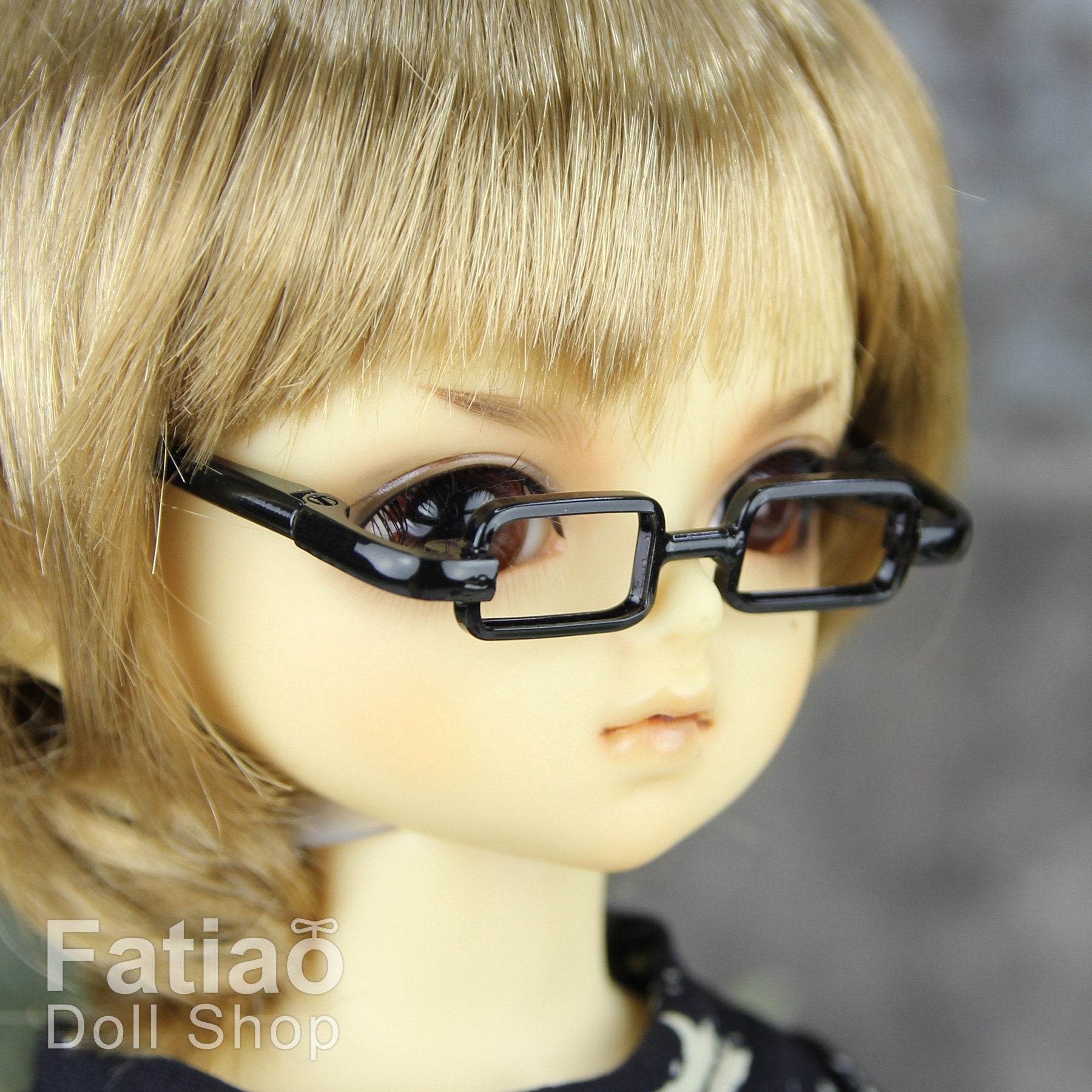 New fashion Full-Rim Dolls rectangle Glasses fit 1/6 BJD YOSD size