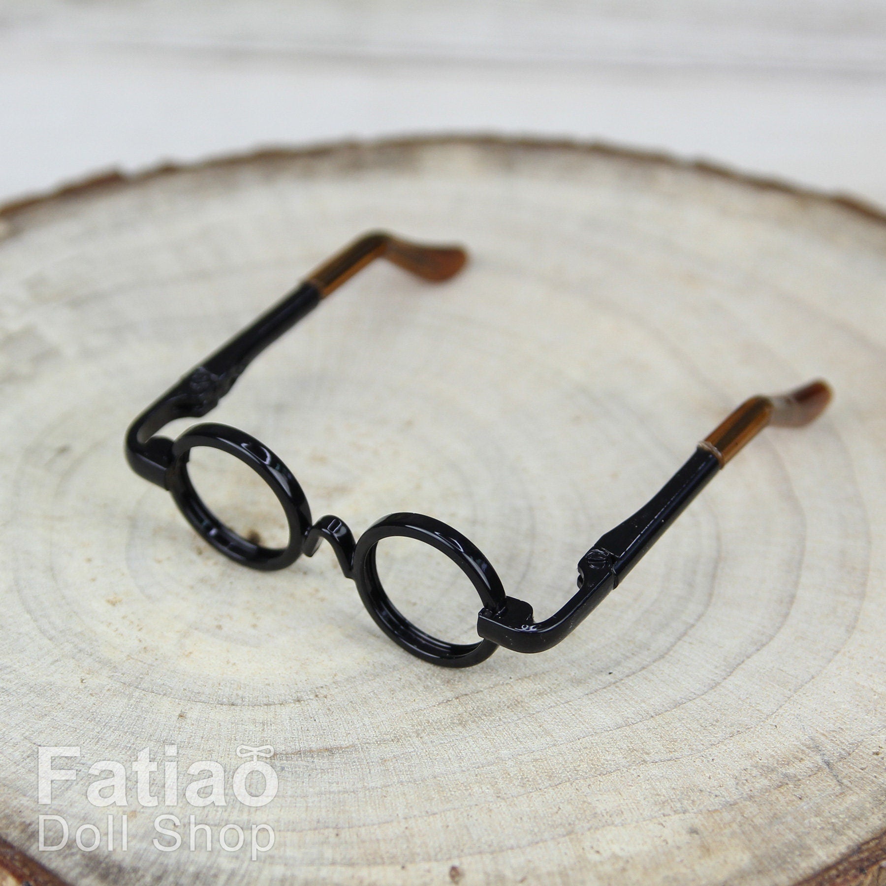New fashion Full-Rim Dolls round Glasses fit 1/6 BJD YOSD size