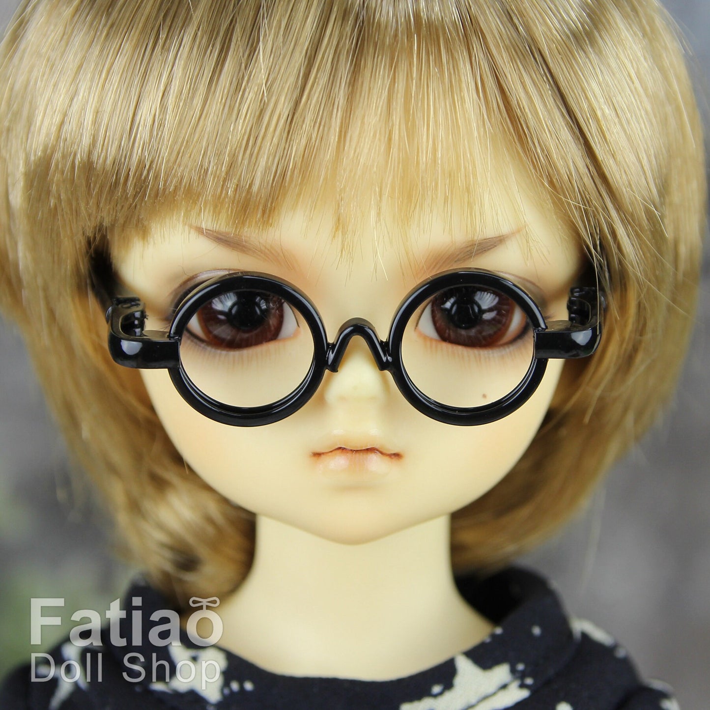 New fashion Full-Rim Dolls round Glasses fit 1/6 BJD YOSD size