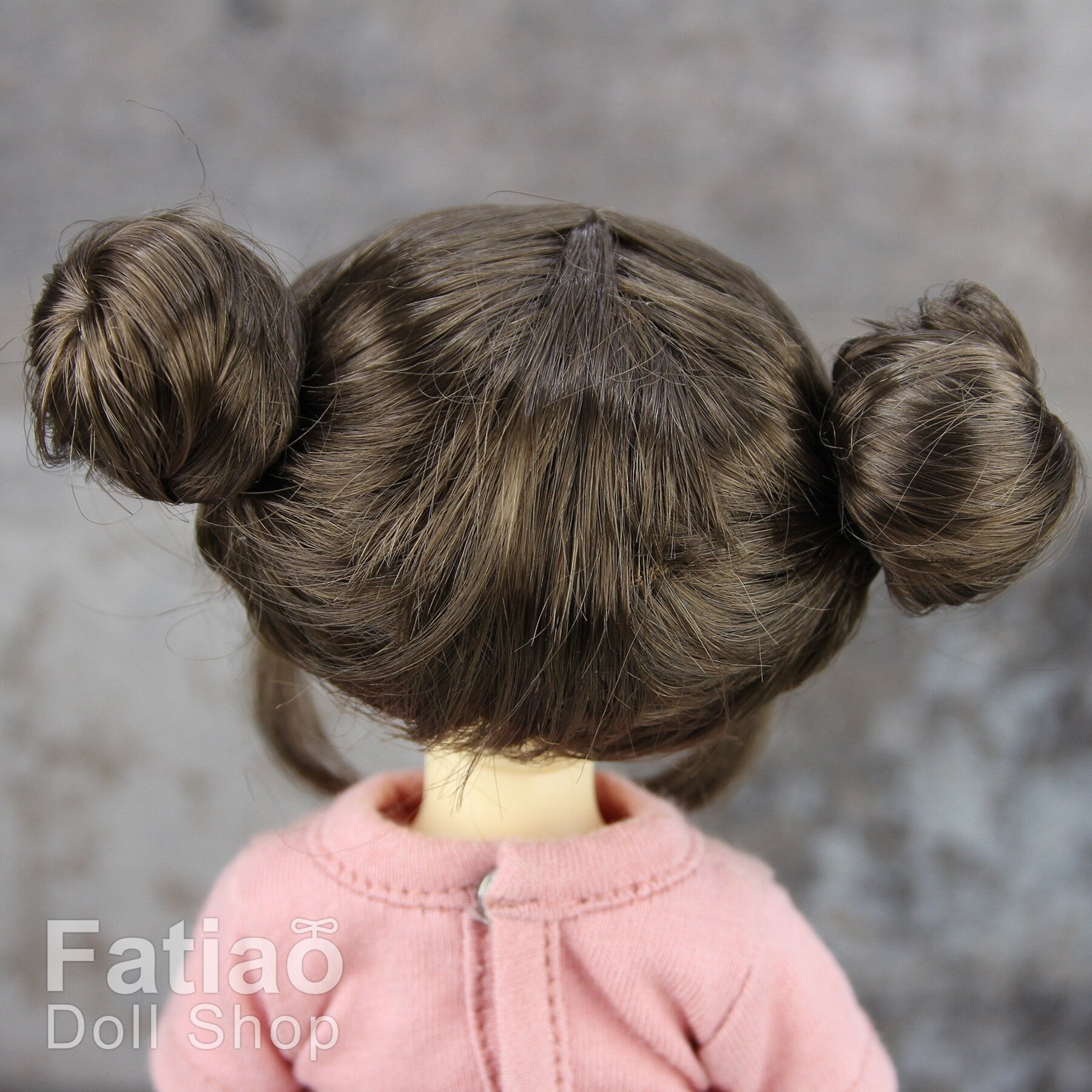 Fatiao - New Dollfie Yo-SD 1/6 BJD - Dolls Wig 6-7 inch - umber