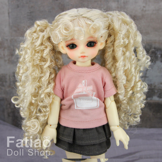 Fatiao - New Dolls Wig Dollfie Yo-SD 1/6 BJD 6-7" size Blonde