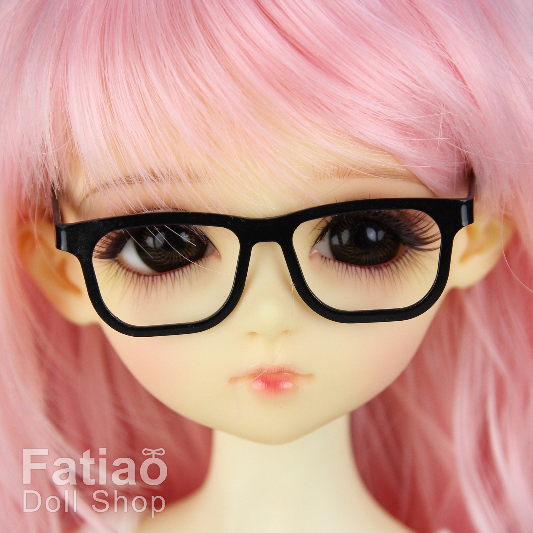 New fashion Full-Rim Dolls Glasses fit 1/4 BJD MSD mini Super Dollfie Black