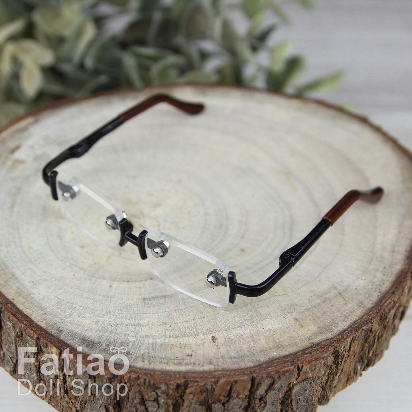 New fashion Dolls Rimless glasses fit 1/3 BJD SD DD Super Dollfie-Black