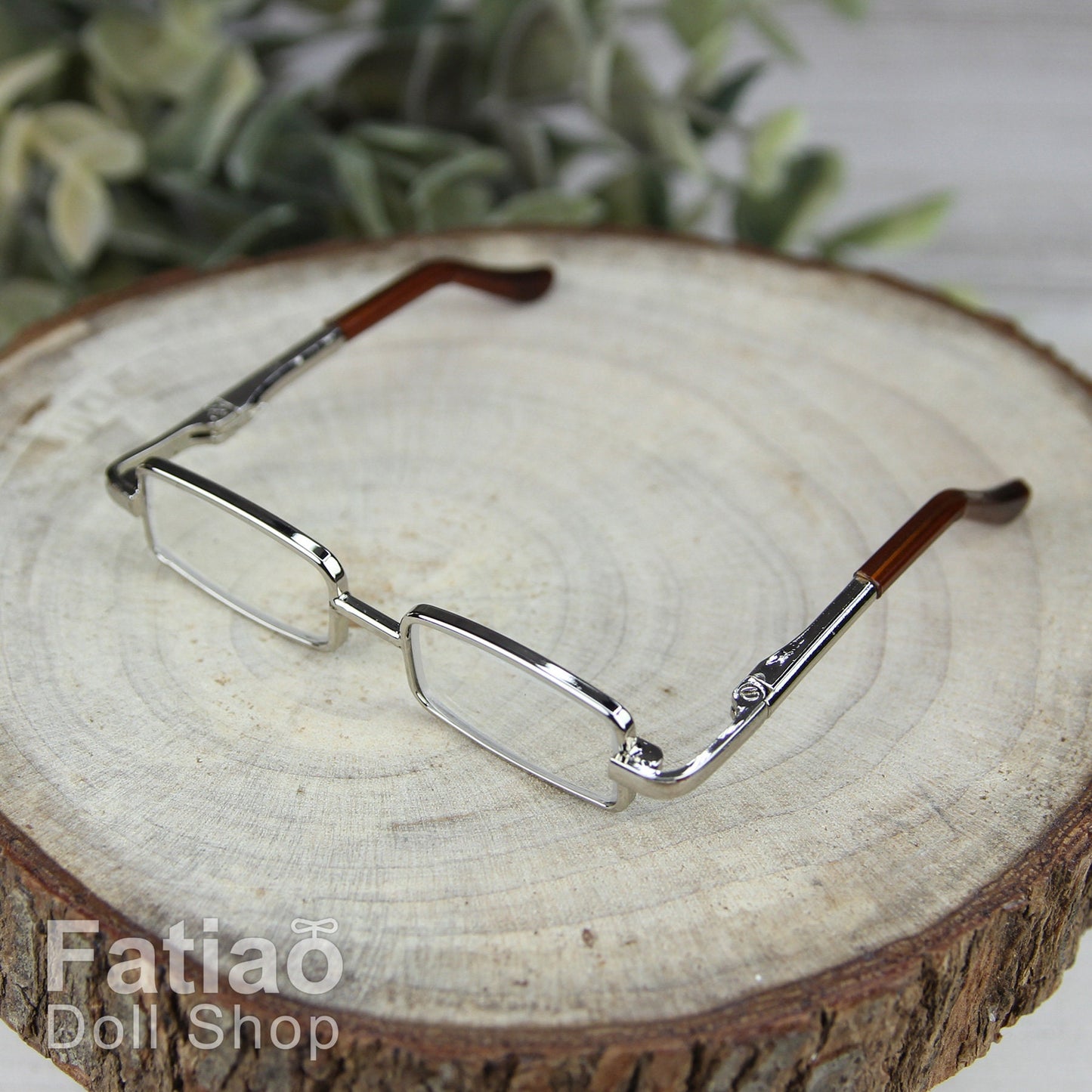 New fashion Full-Rim Dolls Glasses fit 1/3 BJD SD Super Dollfie-Silver