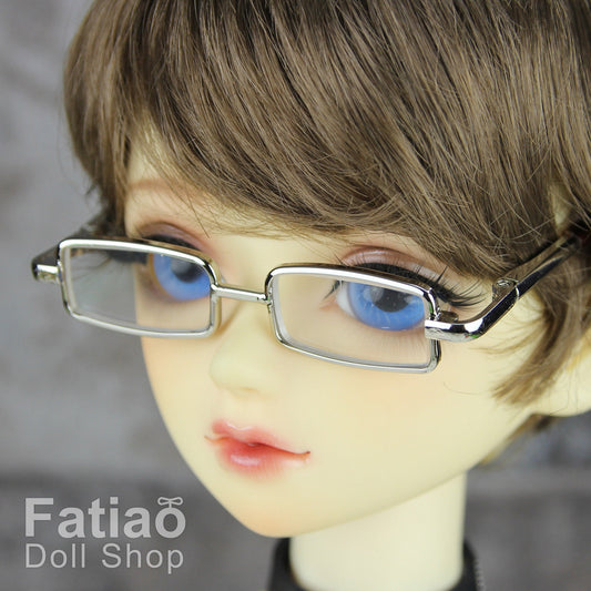 New fashion Full-Rim Dolls Glasses fit 1/3 BJD SD Super Dollfie-Silver