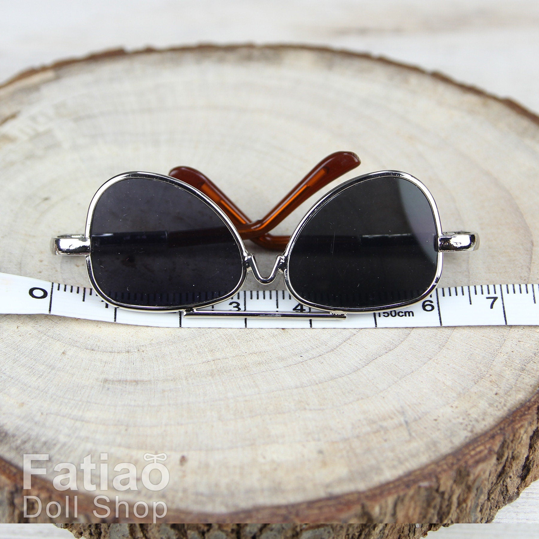 New fashion Dolls Sun Glasses fit 1/3 BJD SD Super Dollfie Silver