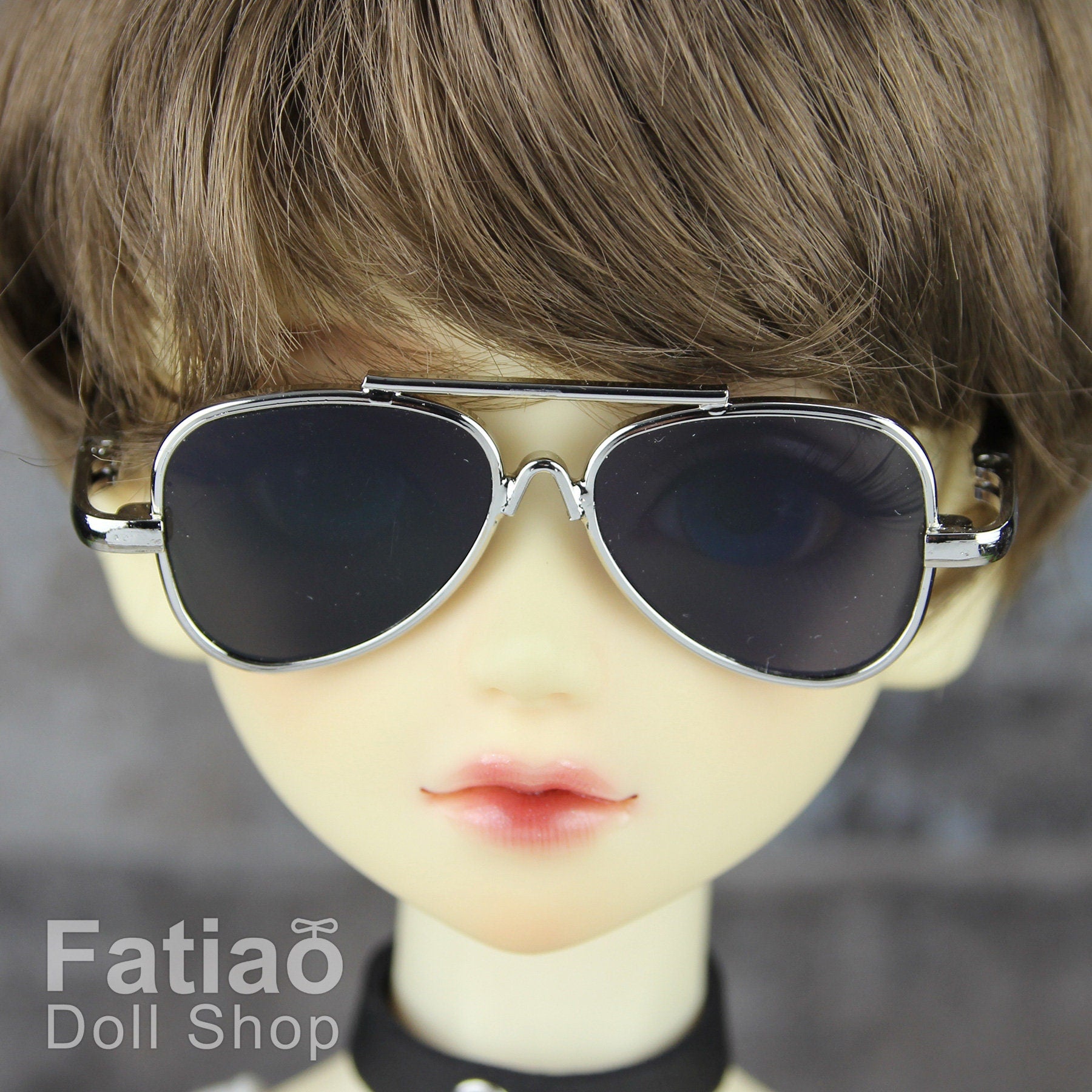 New fashion Dolls Sun Glasses fit 1/3 BJD SD Super Dollfie Silver