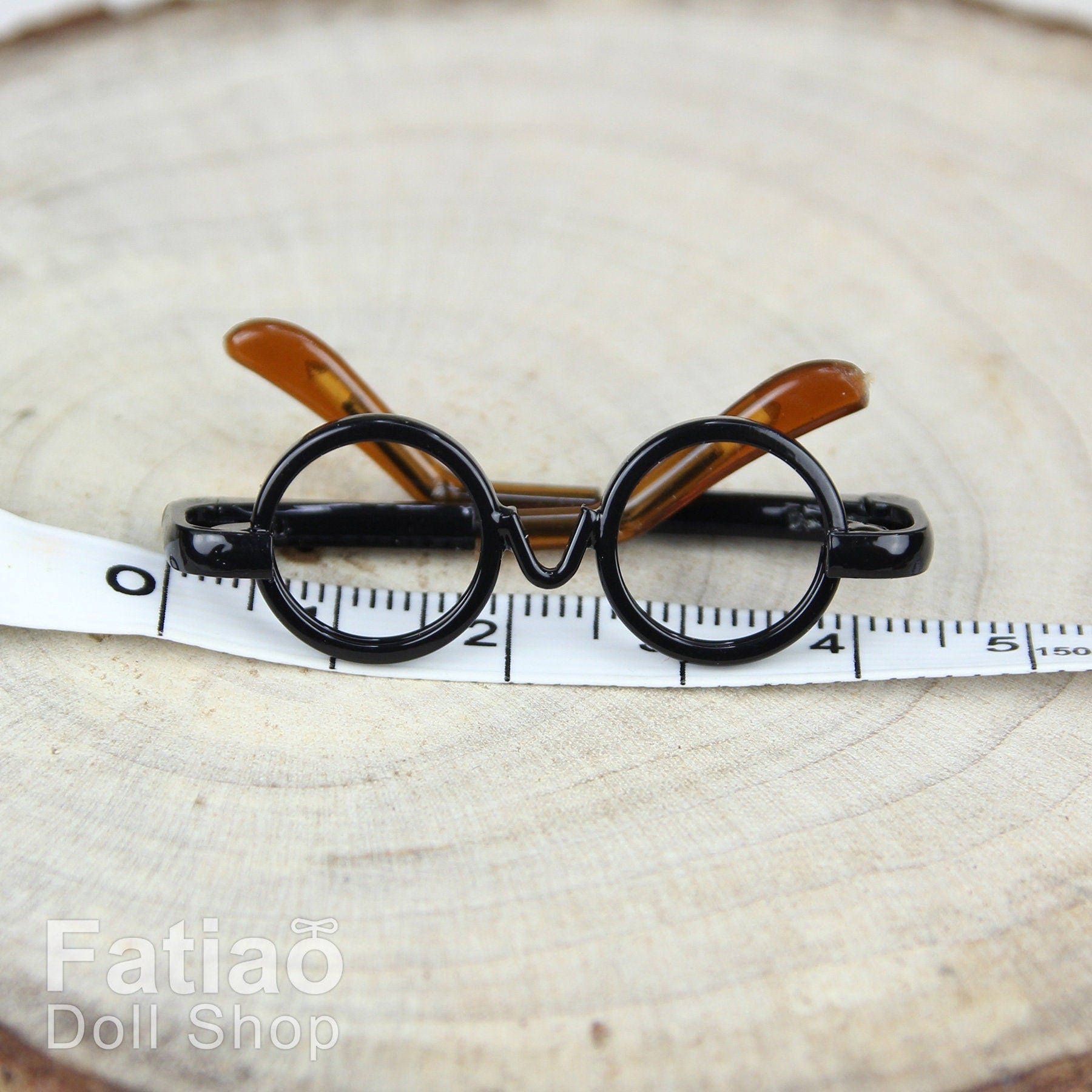 New fashion Full-Rim Dolls round Glasses fit 1/6 BJD YOSD size