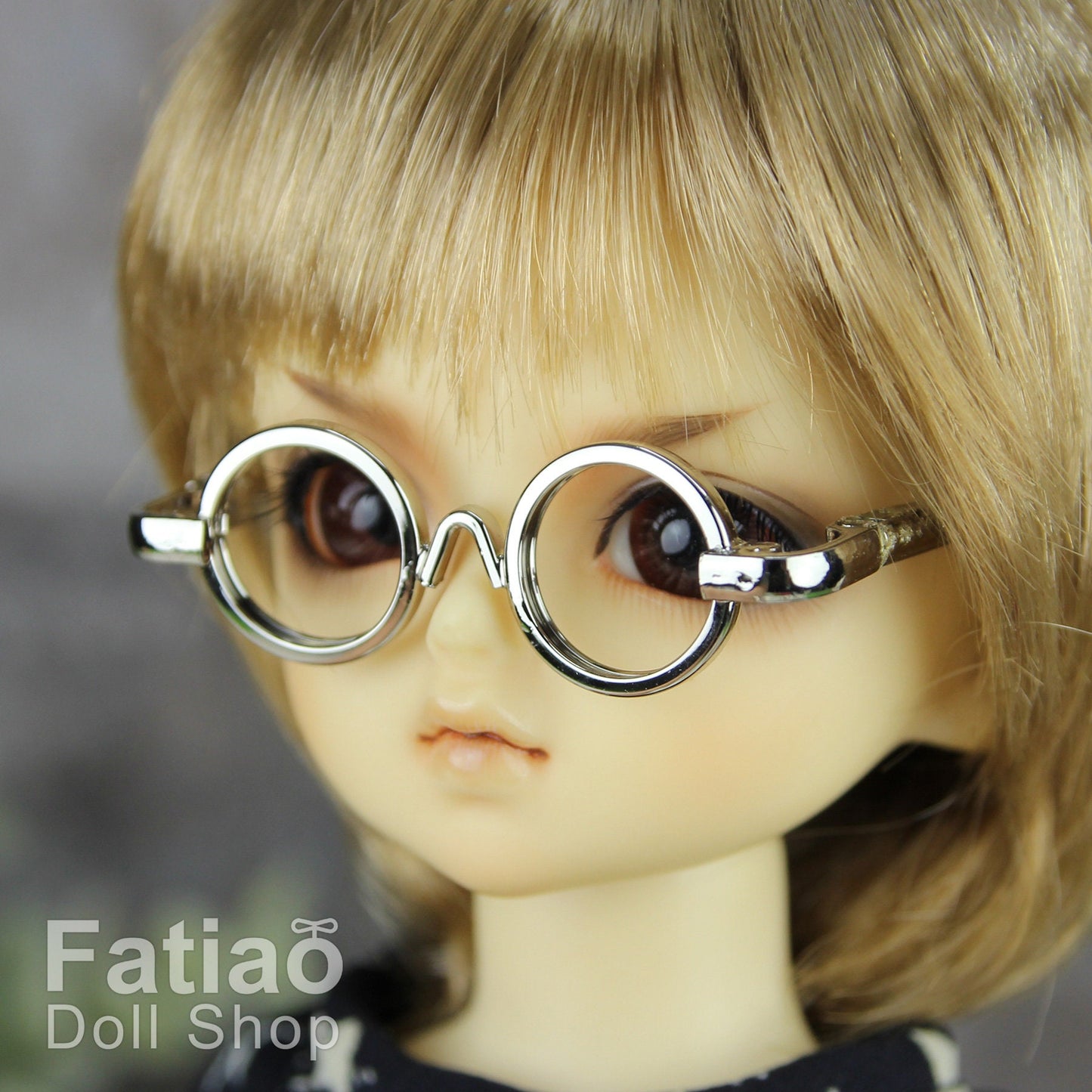 New fashion Full-Rim Dolls round Glasses fit 1/6 BJD YOSD size