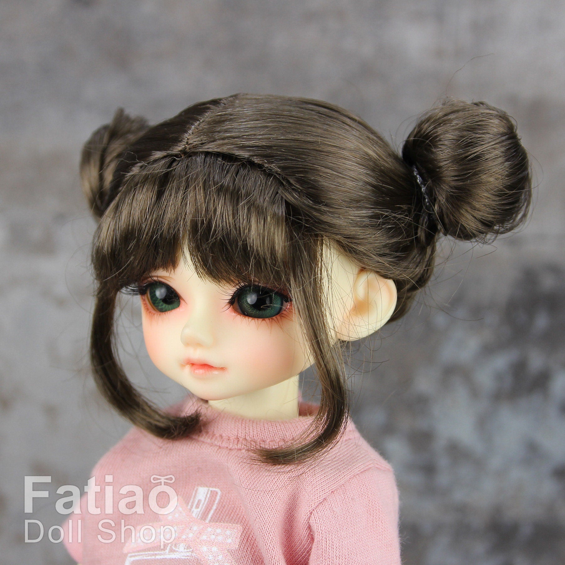 Fatiao - New Dollfie Yo-SD 1/6 BJD - Dolls Wig 6-7 inch - umber