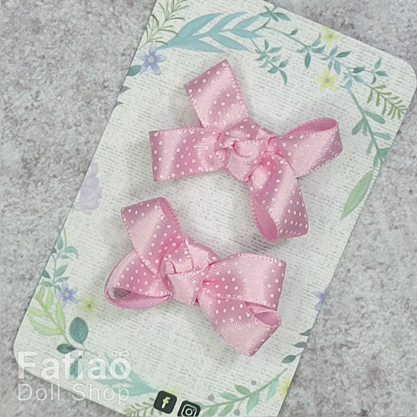 Dolls BJD Ribbon Hair Clip - Fatiao handmade